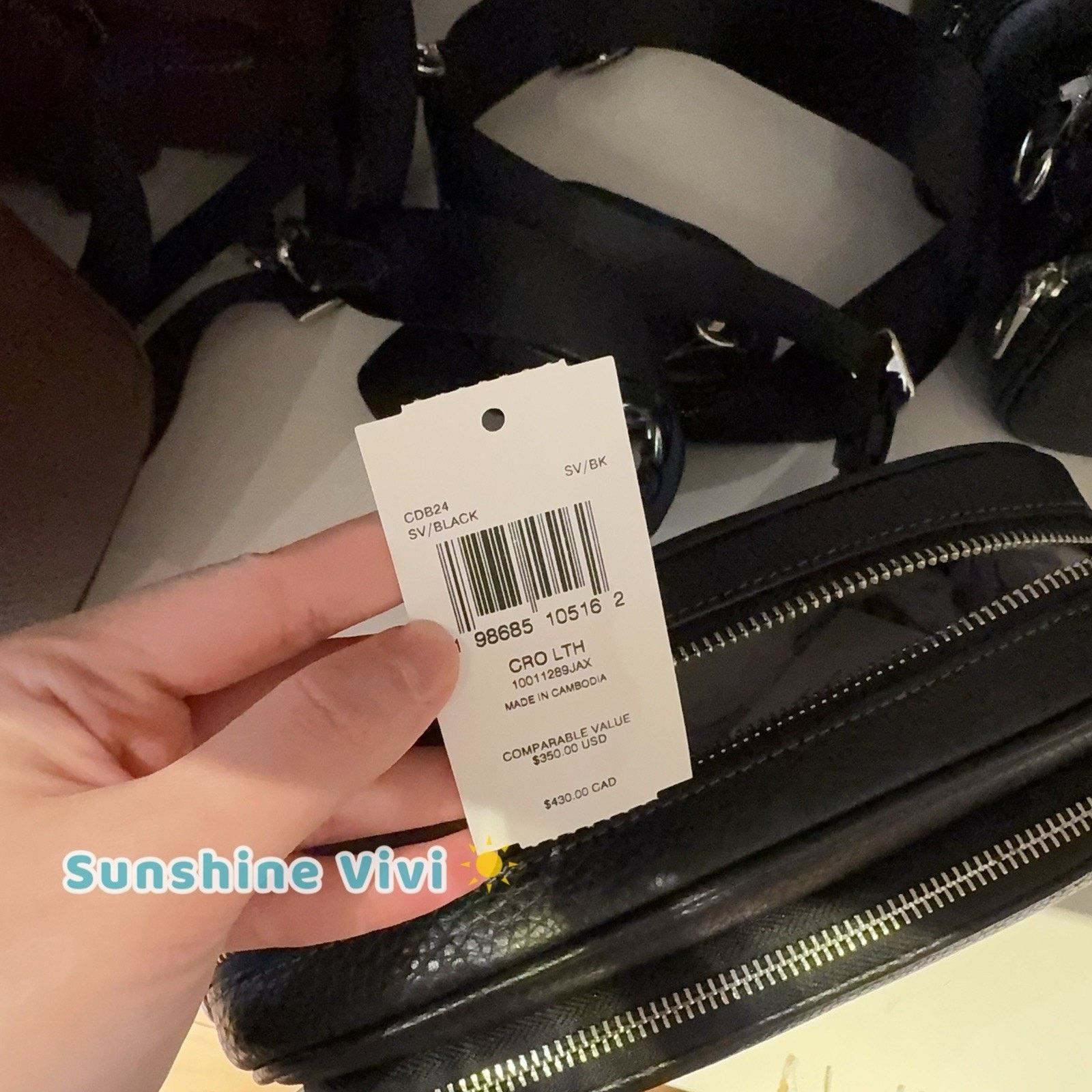 Coach NWT Coach Finlay Crossbody Bag CDB24 leather Silver Black Size ONE SIZE - 4 Thumbnail