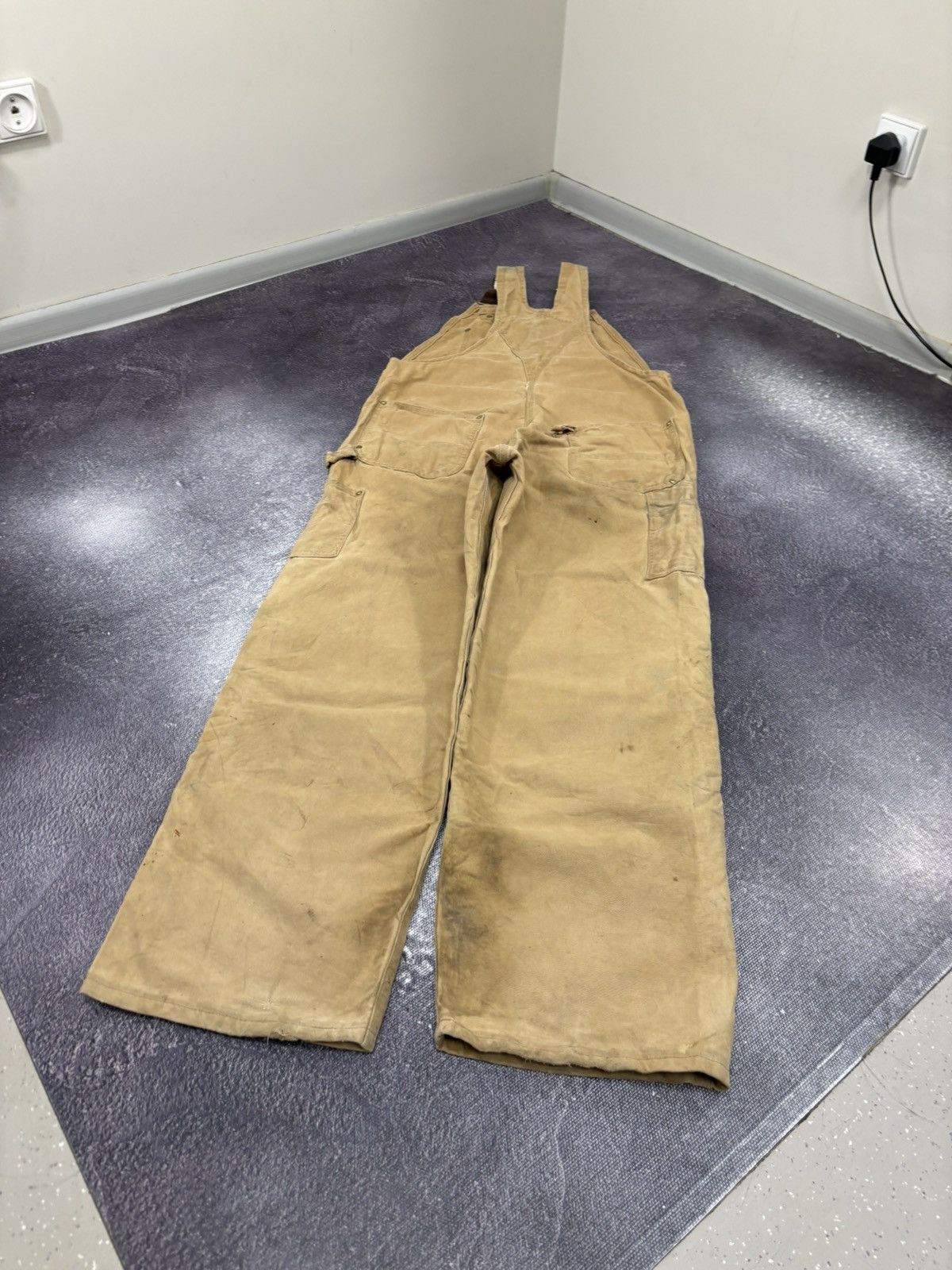 Carhartt Vintage Carhartt Double Knee USA 90s Hype Dad Work Overall Size US 38 / EU 54 - 12 Thumbnail