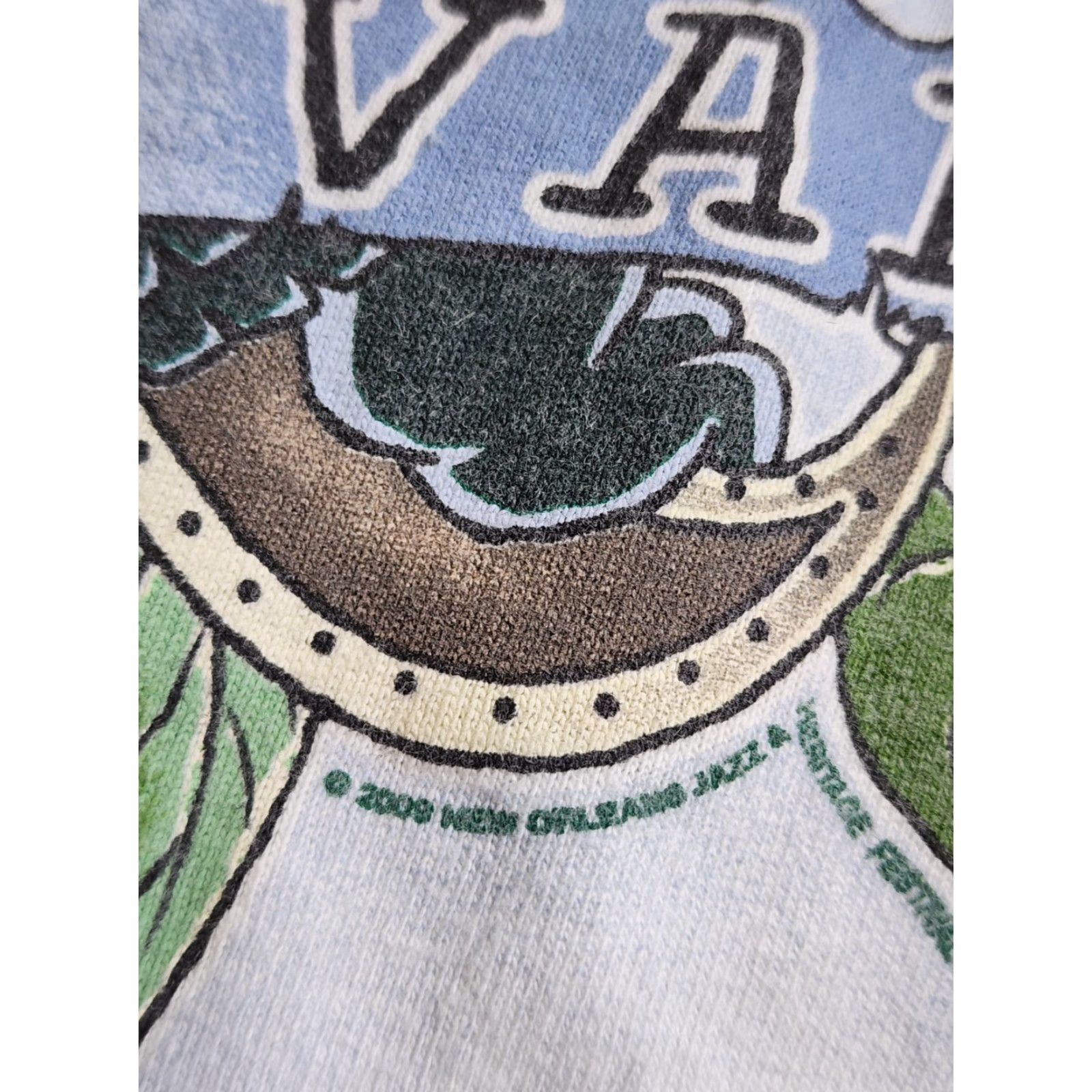 Delta VINTAGE Retro 2009 Mens M New Orleans Jazz & Heritage Festival Fest T Shirt Alligator Size US M / EU 48-50 / 2 - 4 Thumbnail