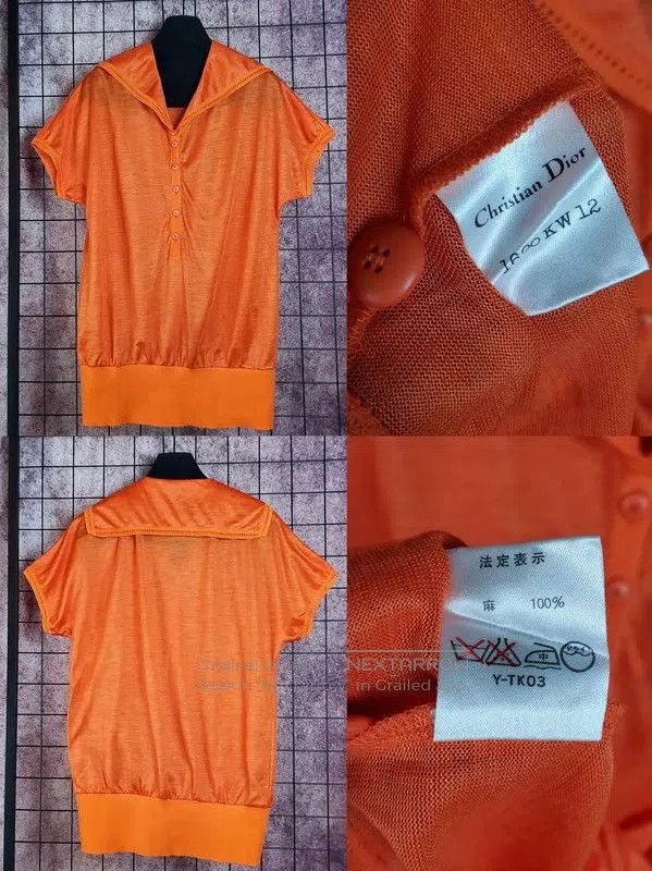 Dior Dior Summer Orange Short Sleeve T. Size M / US 6-8 / IT 42-44 - 1 Thumbnail