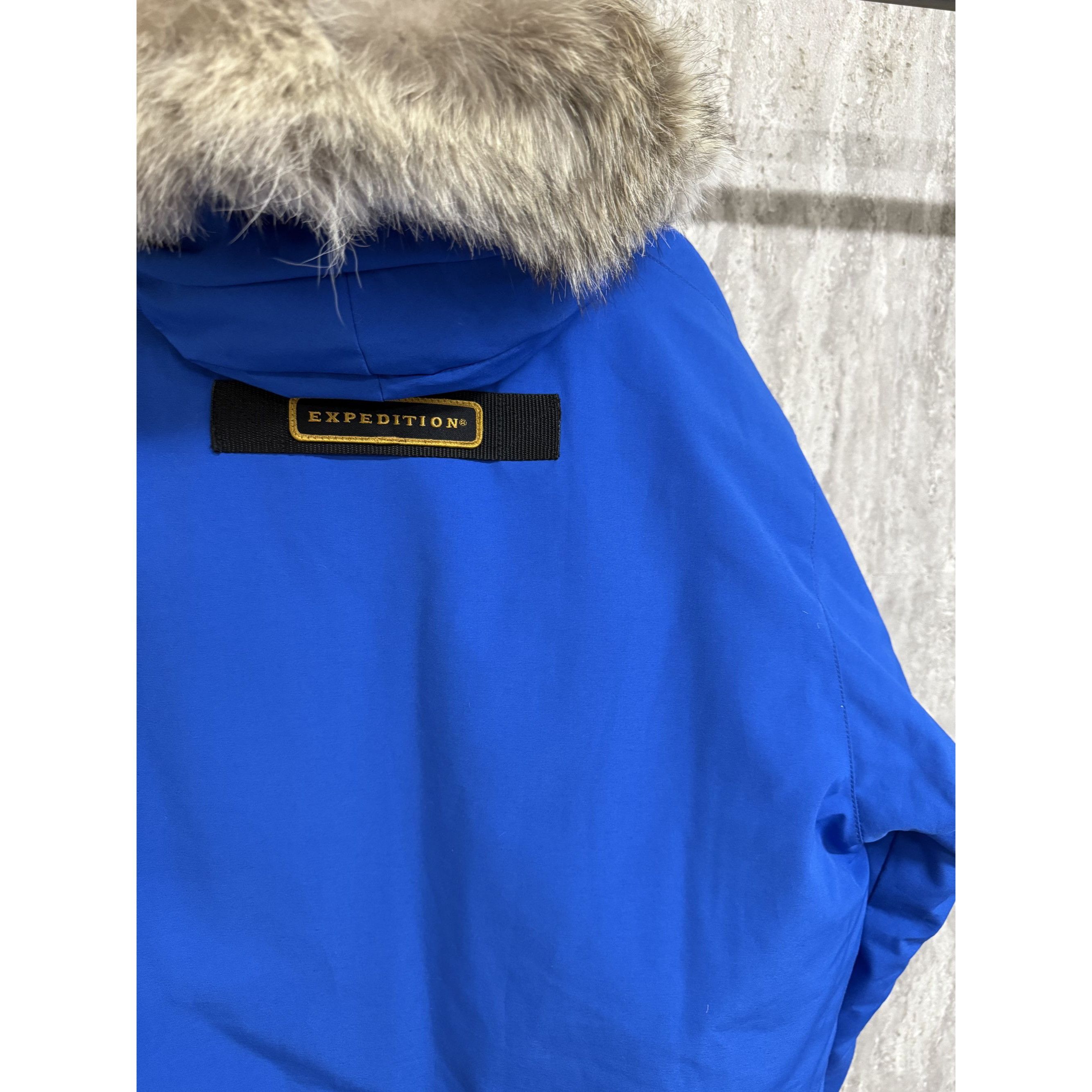 Canada Goose Canada Goose Expedition Parka M/M Blue W/ Fur Trim Hood Arct Size US M / EU 48-50 / 2 - 15 Thumbnail