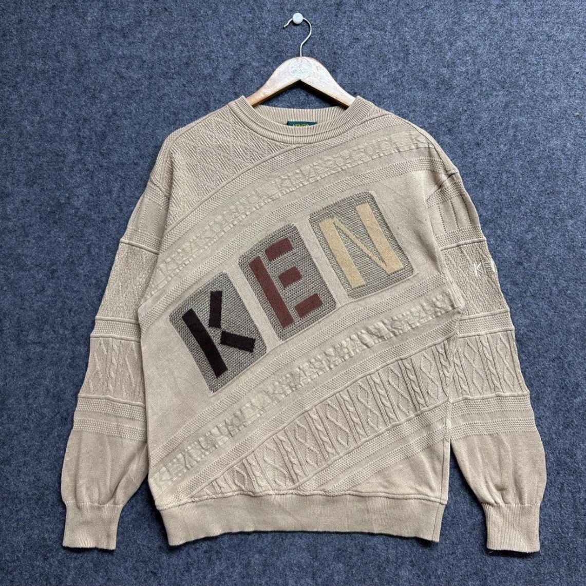 Kenzo Kenzo Golf Overprint Knitwear Size US M / EU 48-50 / 2 - 1 Thumbnail