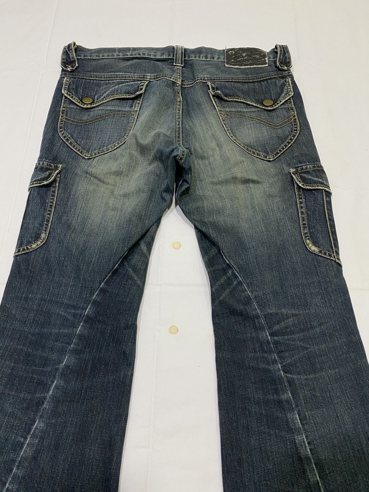 Lee Vintage Lee flare spinal twist jeans Size US 35 - 19 Thumbnail