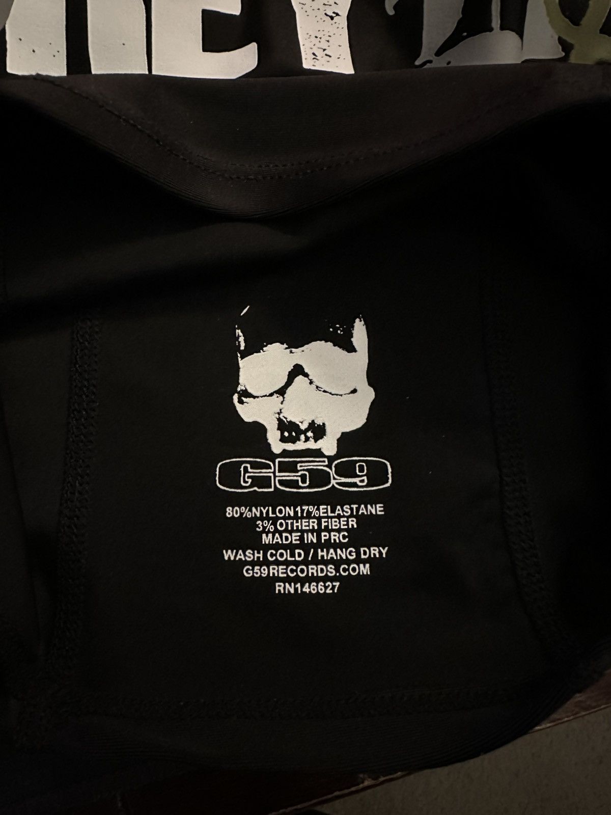 G59 Records G59 Grey Day 2025 Tour Balaclava Size ONE SIZE - 5 Thumbnail