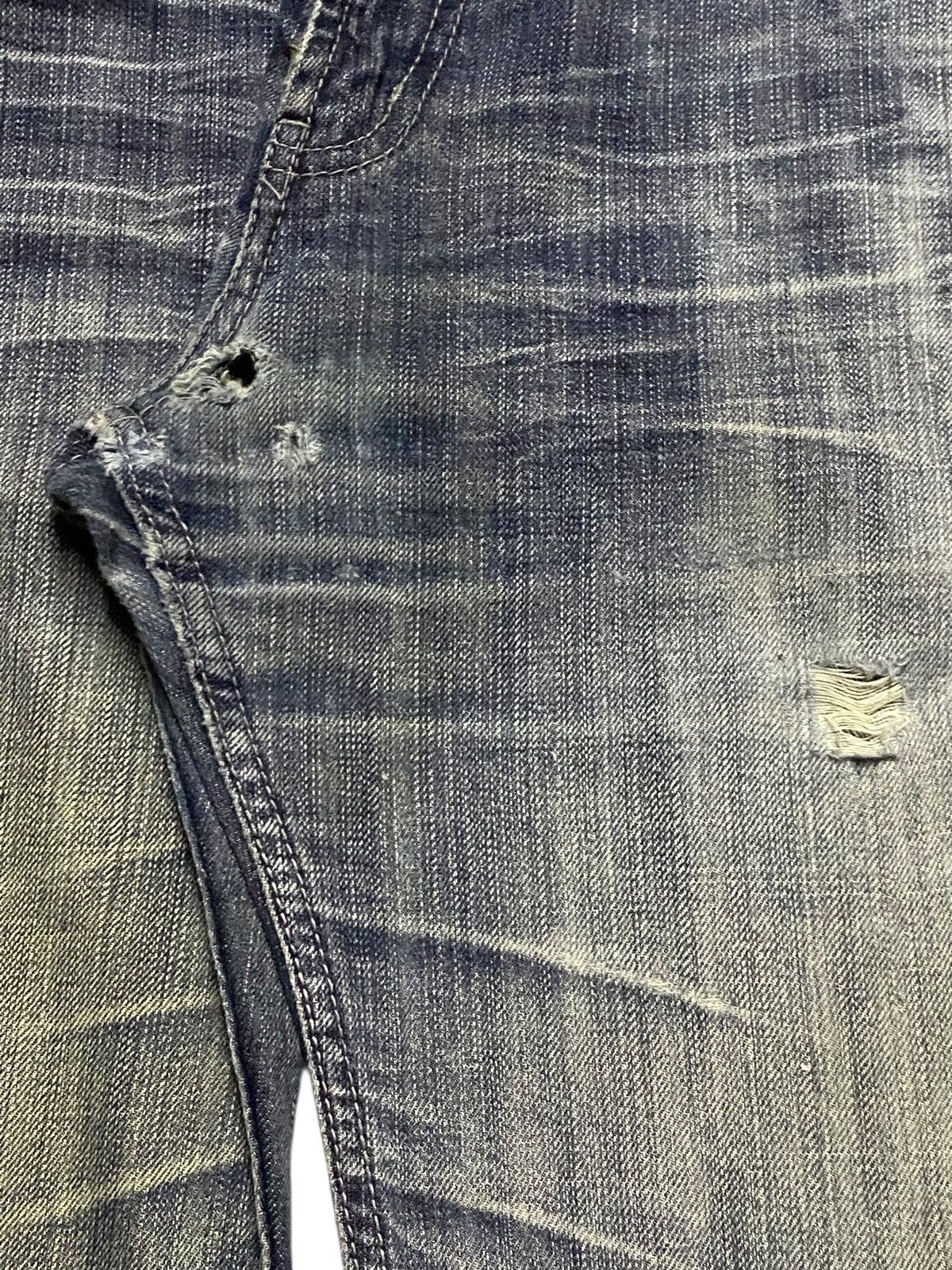 Japanese Brand Vintage Japanese Brand Oririn Faded Wash Distressed Jeans Size US 34 / EU 50 - 13 Thumbnail
