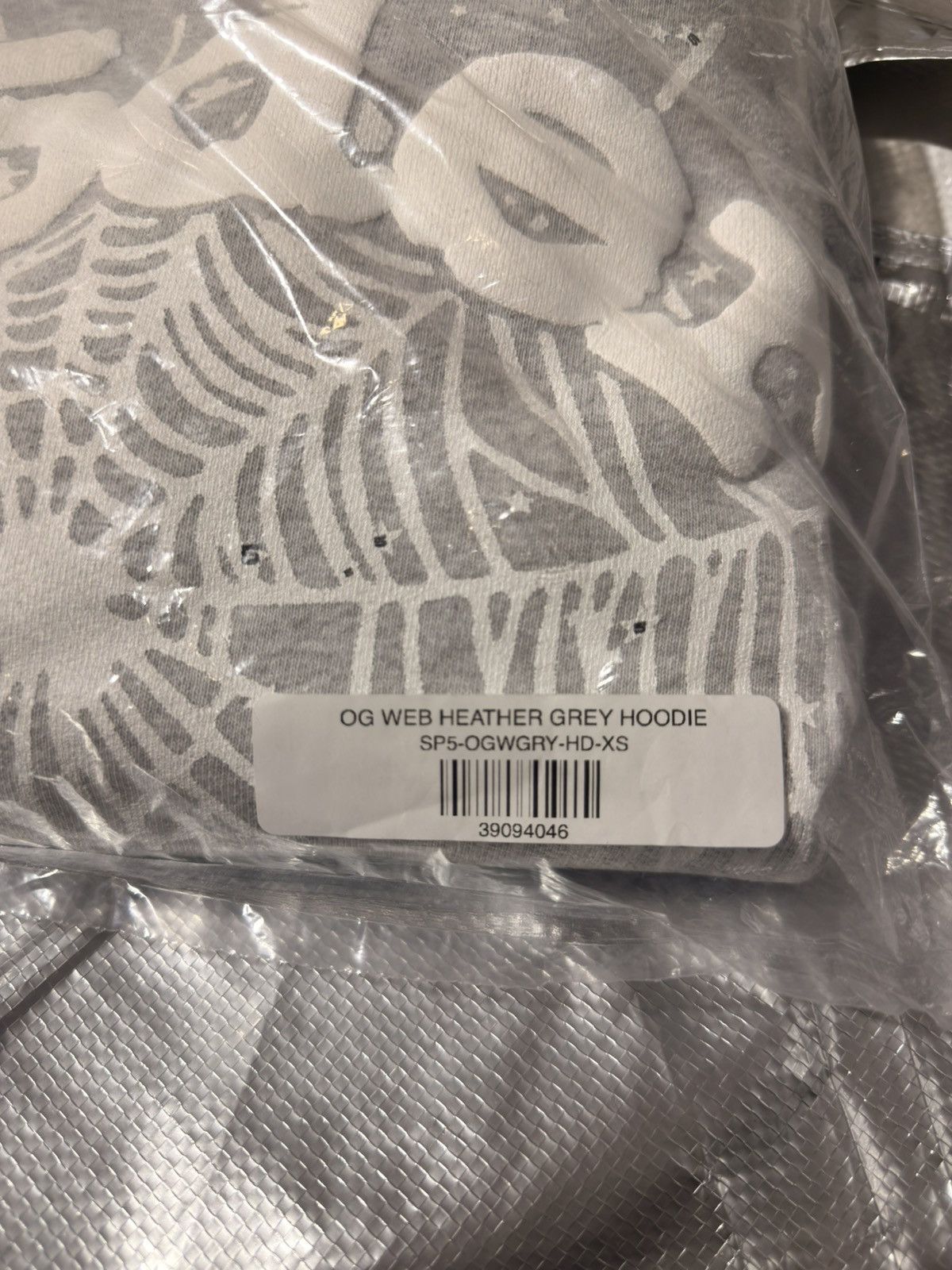 Sp5der OG WEB HEATHER GREY HOODIE XS Size US XS / EU 42 / 0 - 6 Thumbnail