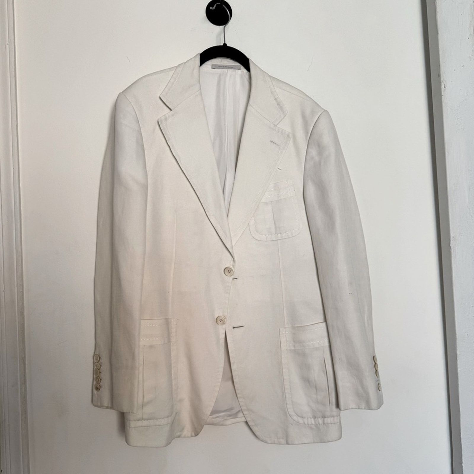 Gucci Gucci Classic White Men's Blazer Size 48R - 1 Thumbnail