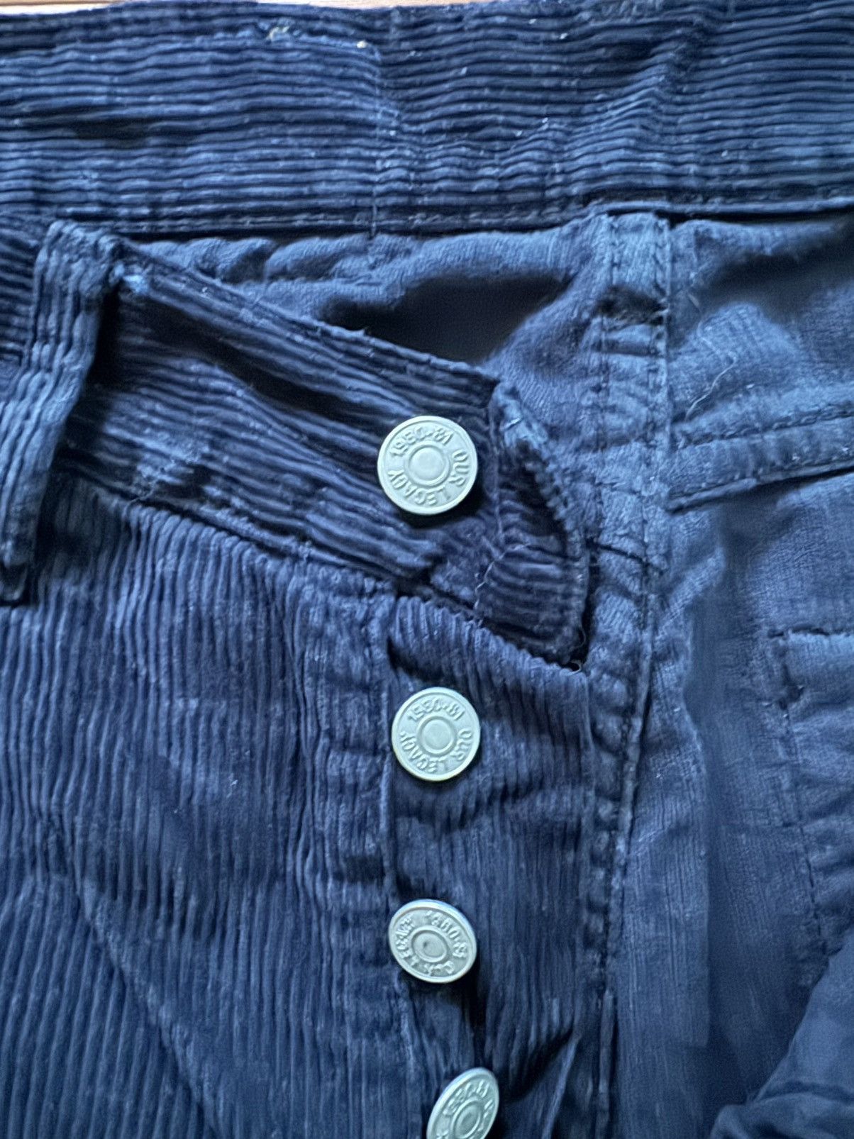 Our Legacy Our Legacy Navy Corduroy Trousers Size US 30 / EU 46 - 5 Thumbnail