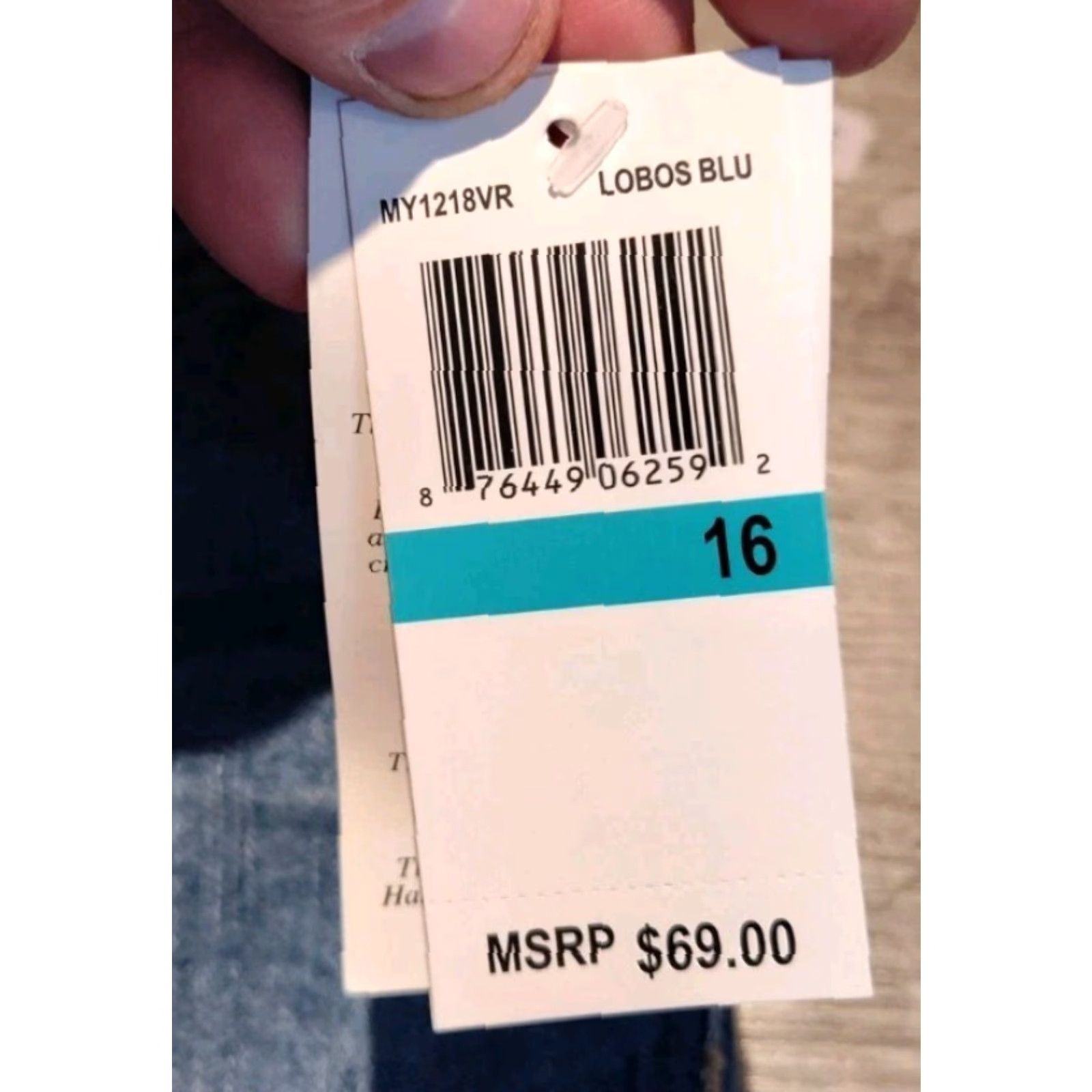 7 For All Mankind 7 For All Mankind Women's Lobo Skinny Jeans Size 16 Distressed Blue Denim Mid Rise 30 in Inseam Size 26" / US 2 / IT 38 - 6 Thumbnail