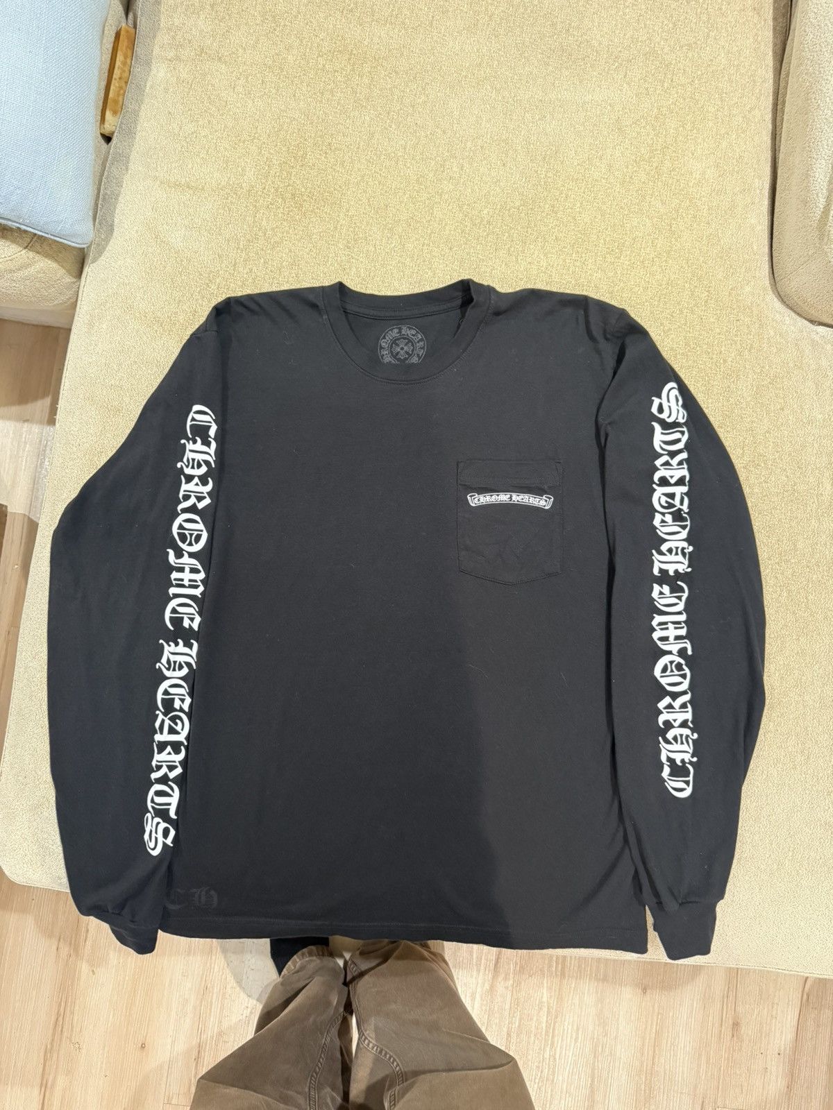Chrome Hearts Chrome Hearts, Scroll logo long sleeve Size US L / EU 52-54 / 3 - 1 Thumbnail