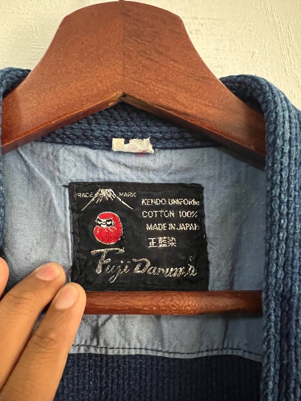Vintage Vintage Kendo Boro Fuji Daruma Dyed Kimono Jacket Size US L / EU 52-54 / 3 - 15 Thumbnail