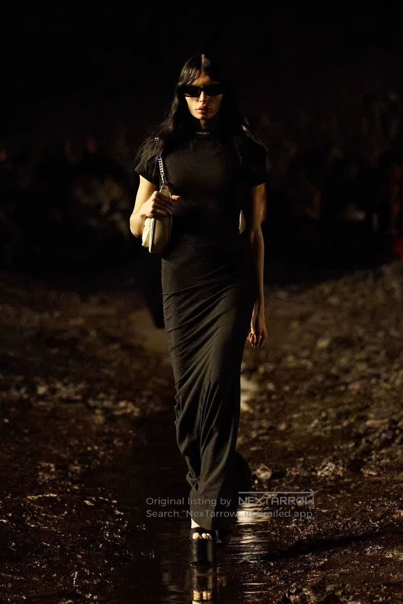 Balenciaga Balenciaga Wrap-style long dress Size S / US 4 / IT 40 - 1 Thumbnail