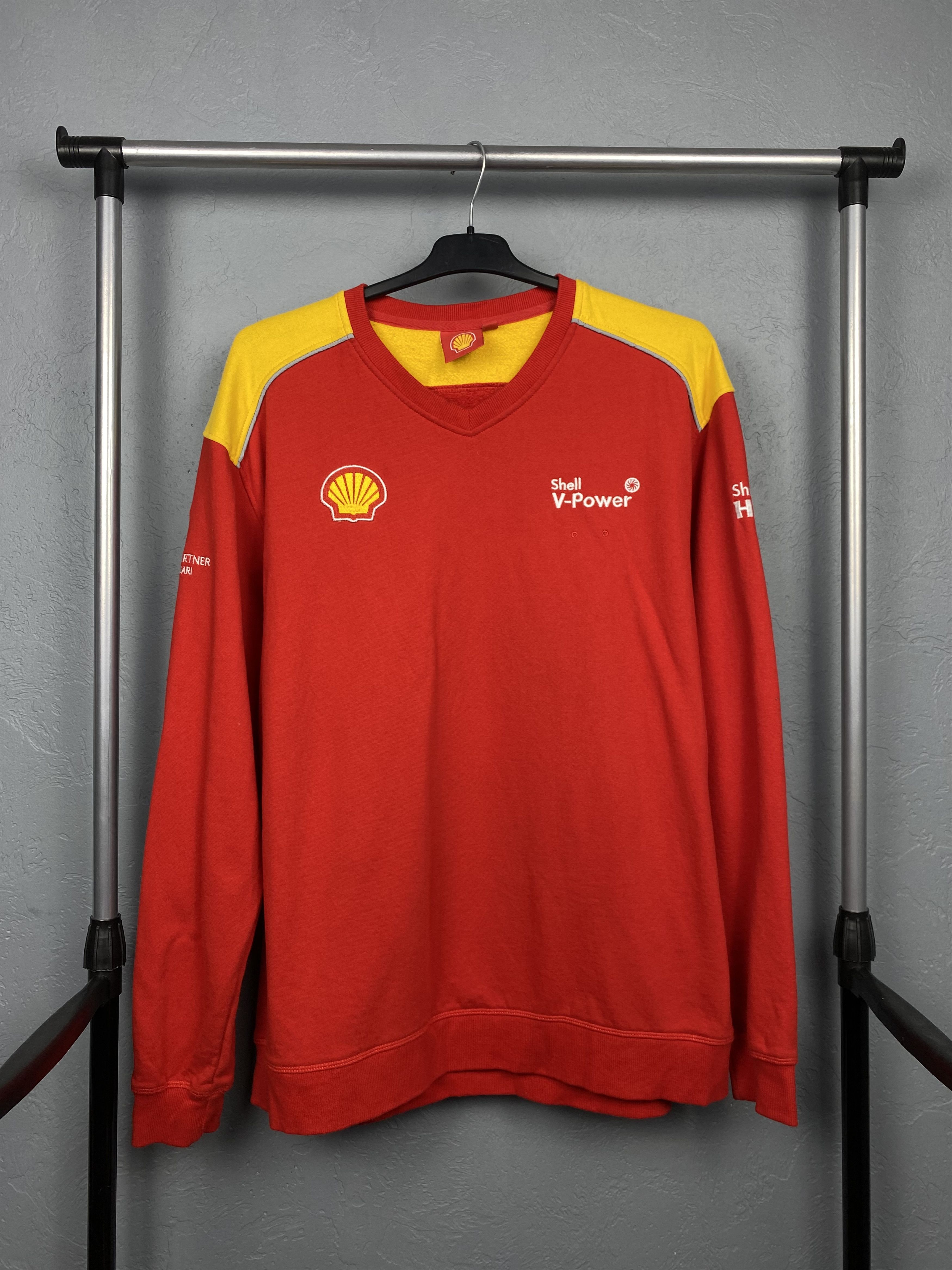 Ferrari Ferrari Racing Team Shell Vintage Sweatshirt Y2K Size US L / EU 52-54 / 3 - 1 Thumbnail