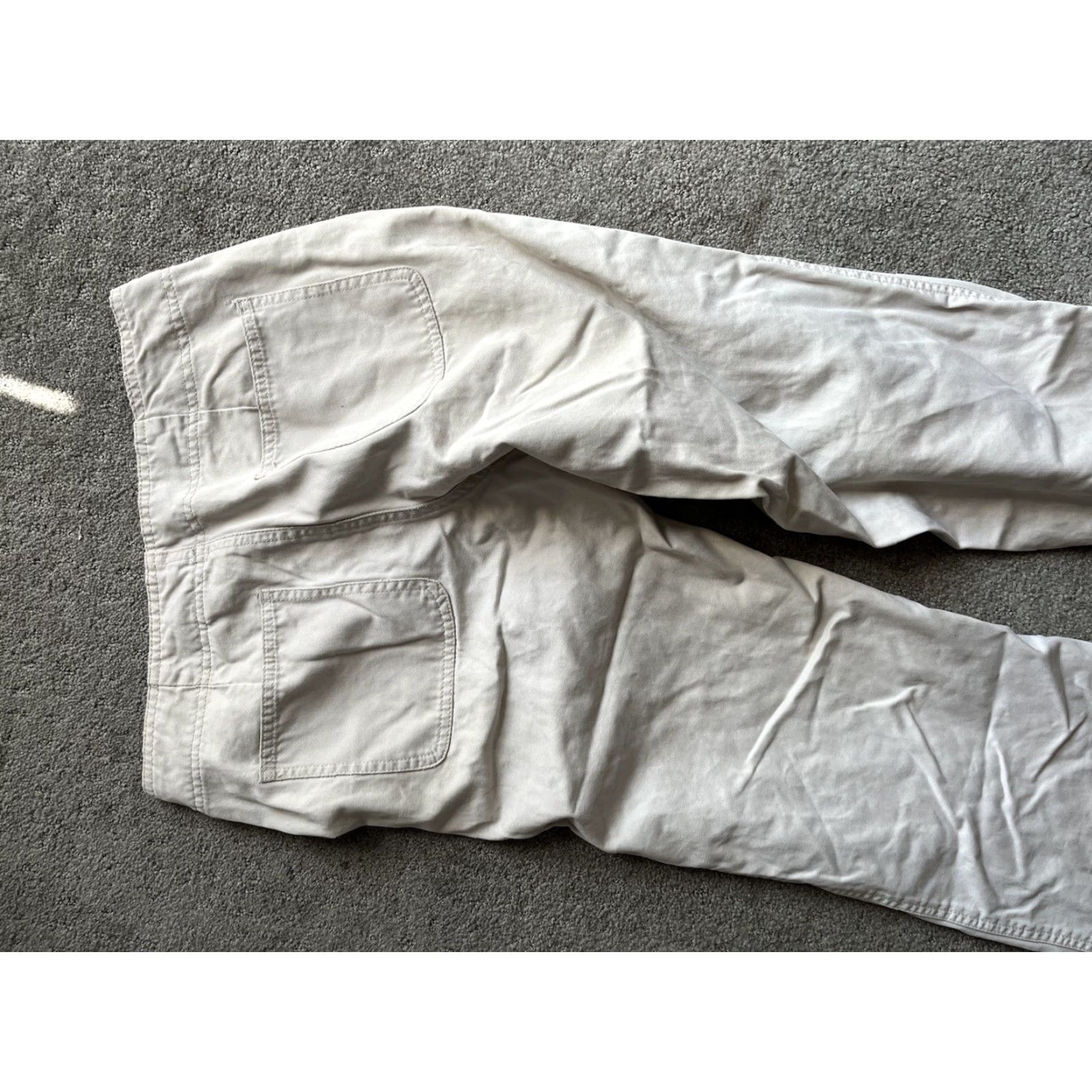 Old Navy VINTAGE Old Navy Pants 6 Stretch Khakis Tan Brown Classic Rise Straight Size ONE SIZE - 4 Thumbnail