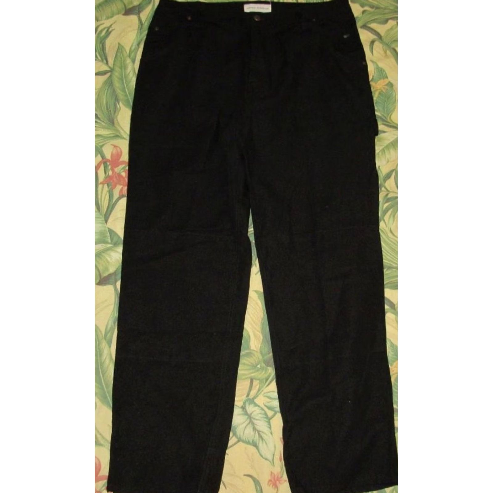 Denime DAWSON WORKWEAR x XENA Black Canvas Denim Jeans Womens 33 x 30 Size 24" / US 00 / IT 34 - 3 Thumbnail