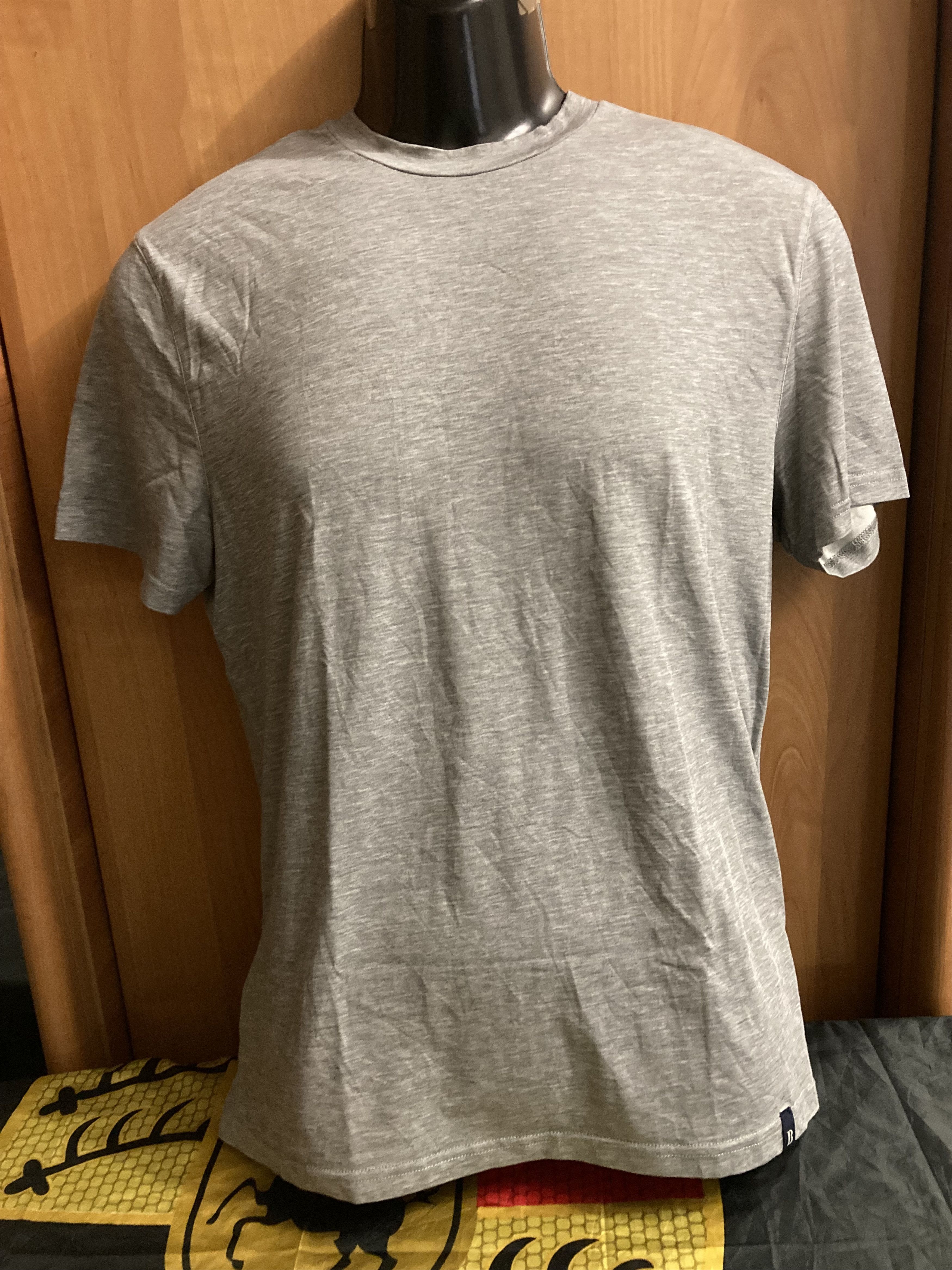 Boggi Boggi Milano BTECH - Basic T-shirt Gray Size US M / EU 48-50 / 2 - 1 Thumbnail