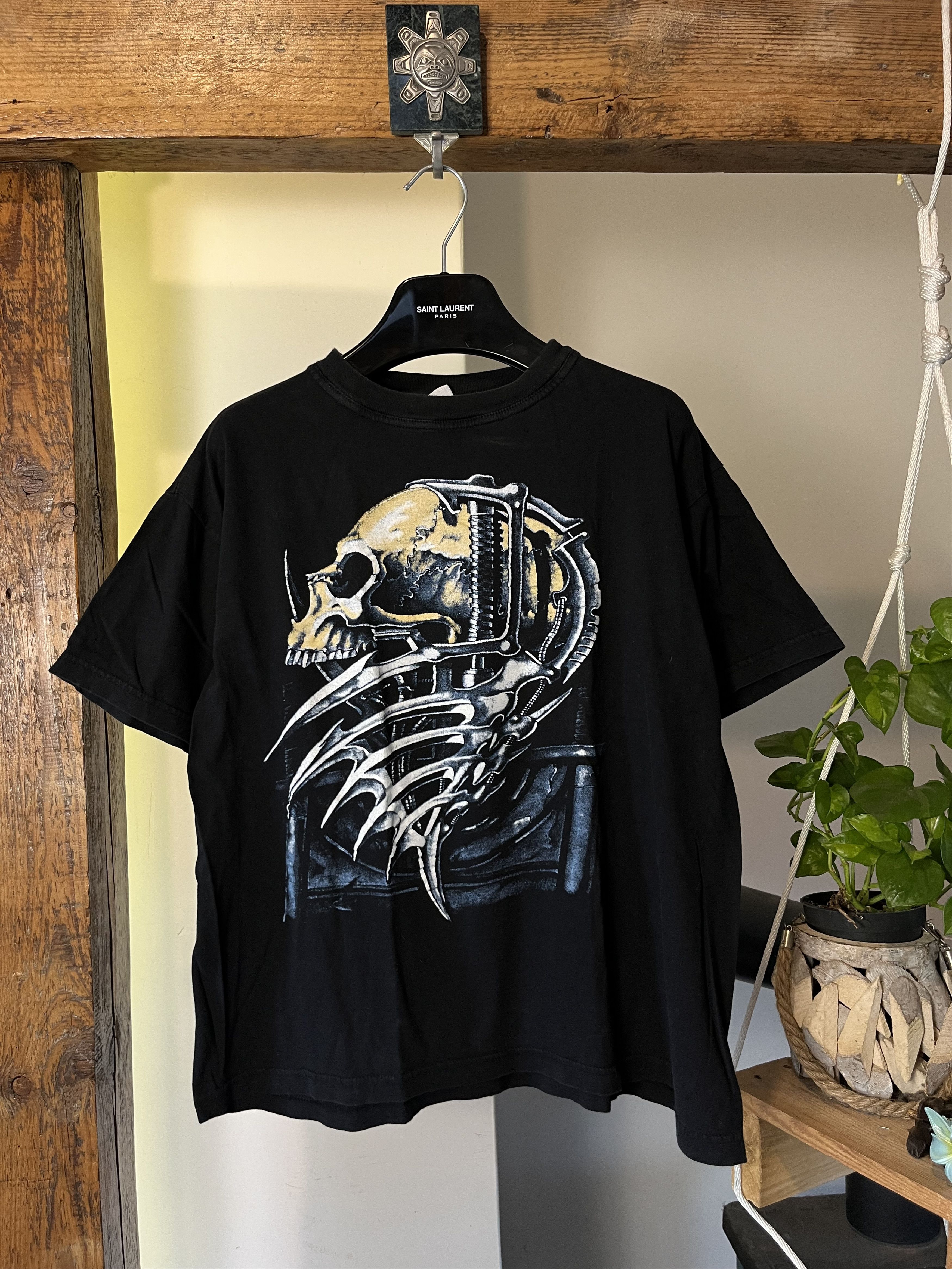 Affliction × Vintage Vintage 90s Avant Garde Affliction Skull Tribal Size US L / EU 52-54 / 3 - 1 Thumbnail