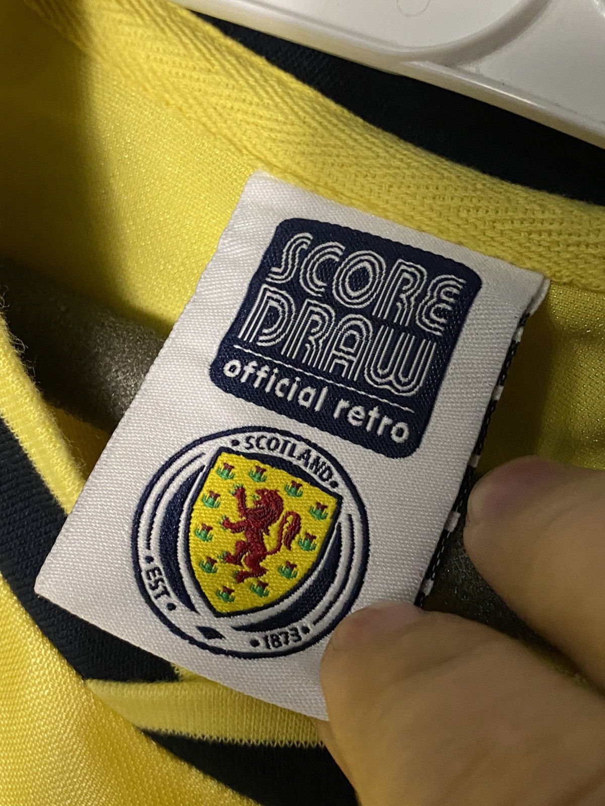 Vintage 80s Vintage Scotland Soccer Jersey Score Draw Football Size US M / EU 48-50 / 2 - 2 Thumbnail