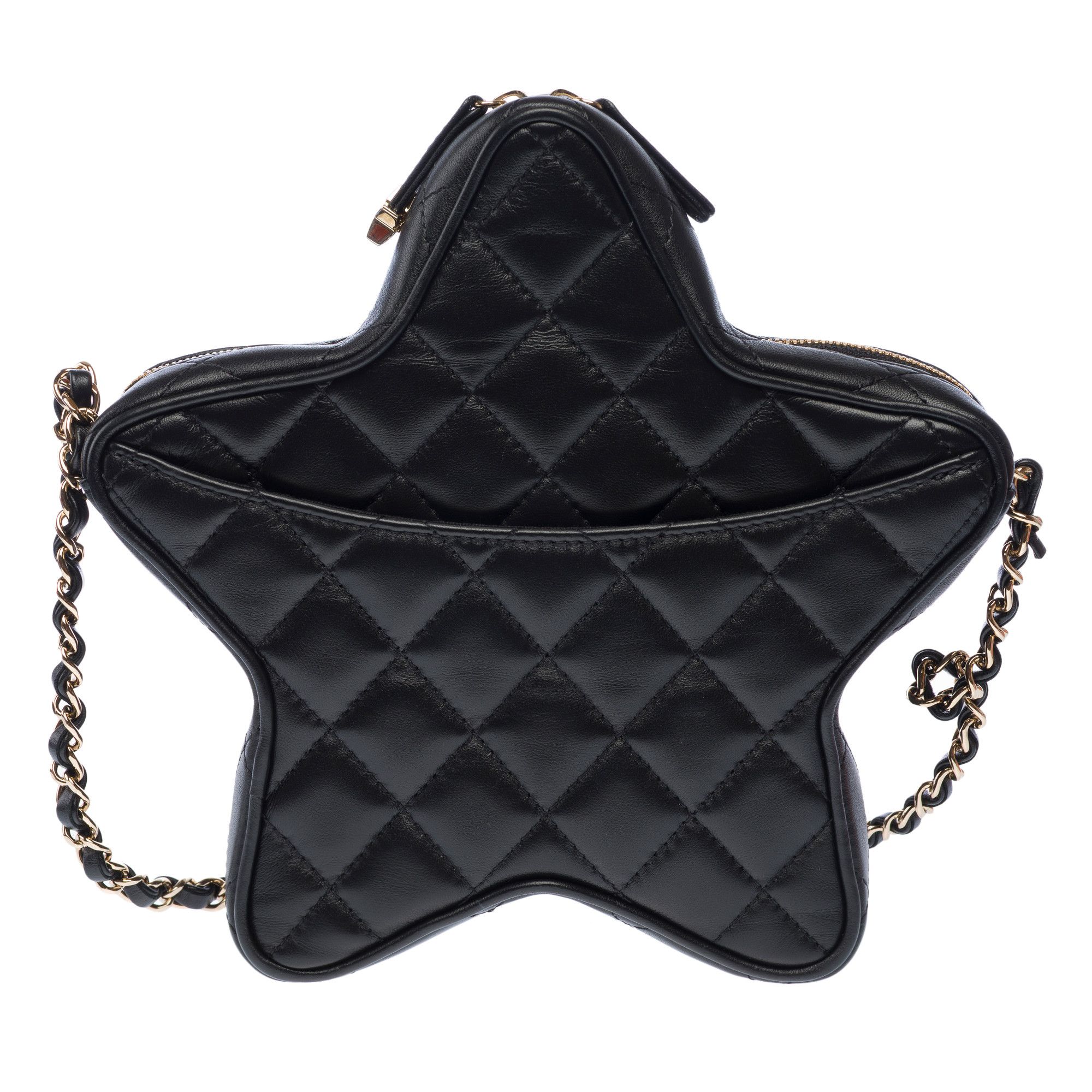 Chanel Chanel Star in Black Leather Size ONE SIZE - 4 Thumbnail