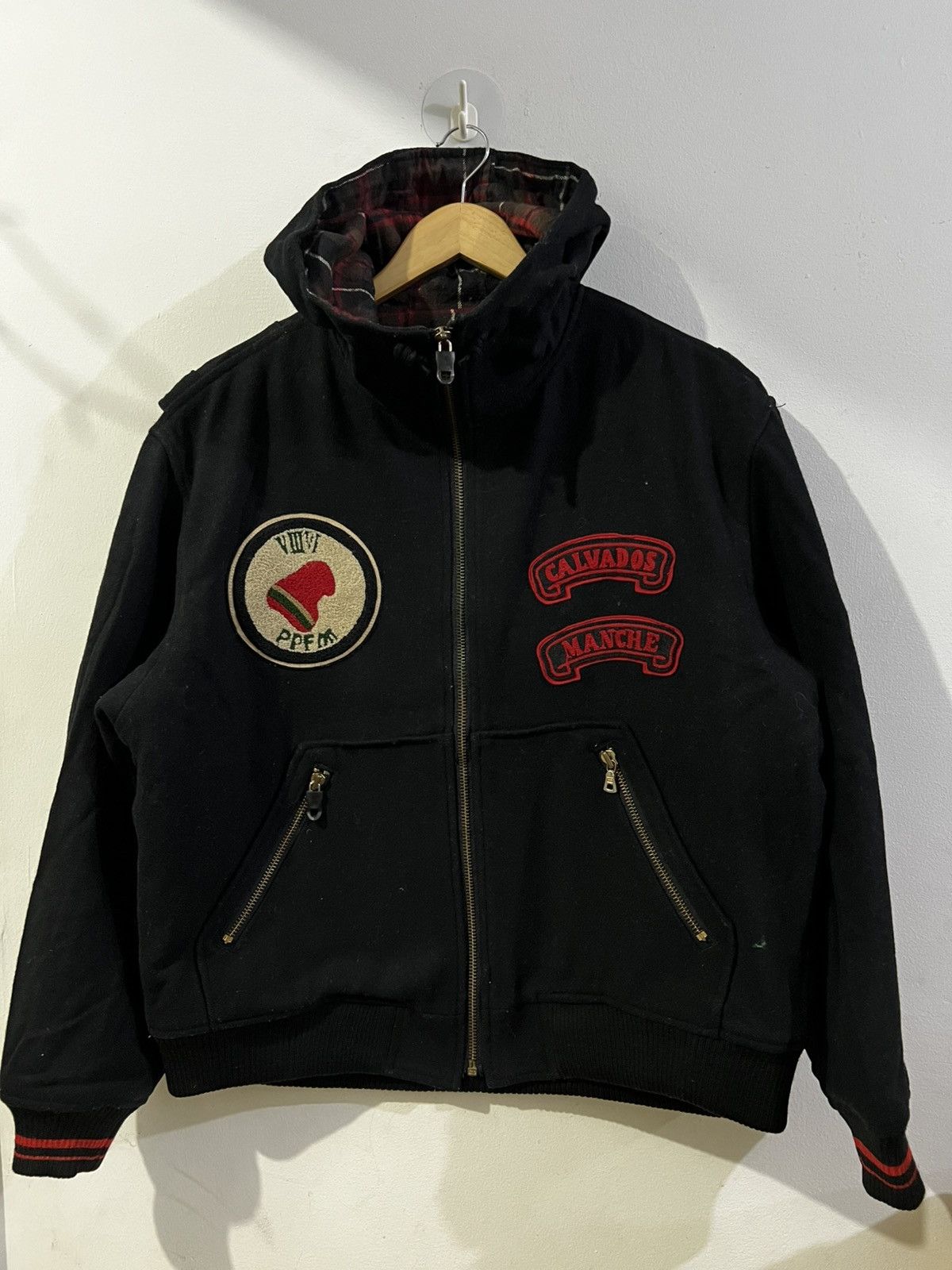 Japanese Brand × PPFM Peyton Place For Men Wool Bomber Jacket Size US L / EU 52-54 / 3 - 2 Thumbnail