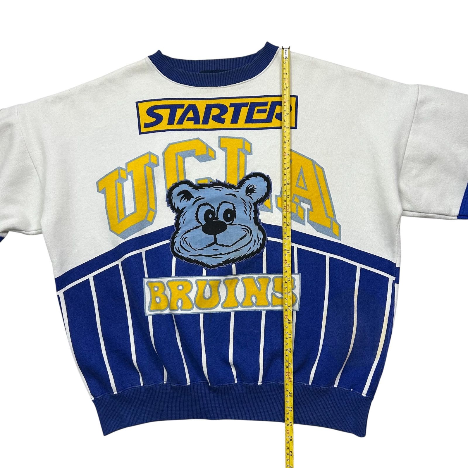 NCAA VTG 80s 90s UCLA BRUINS STARTER AOP SWEATSHIRT Size US L / EU 52-54 / 3 - 12 Thumbnail