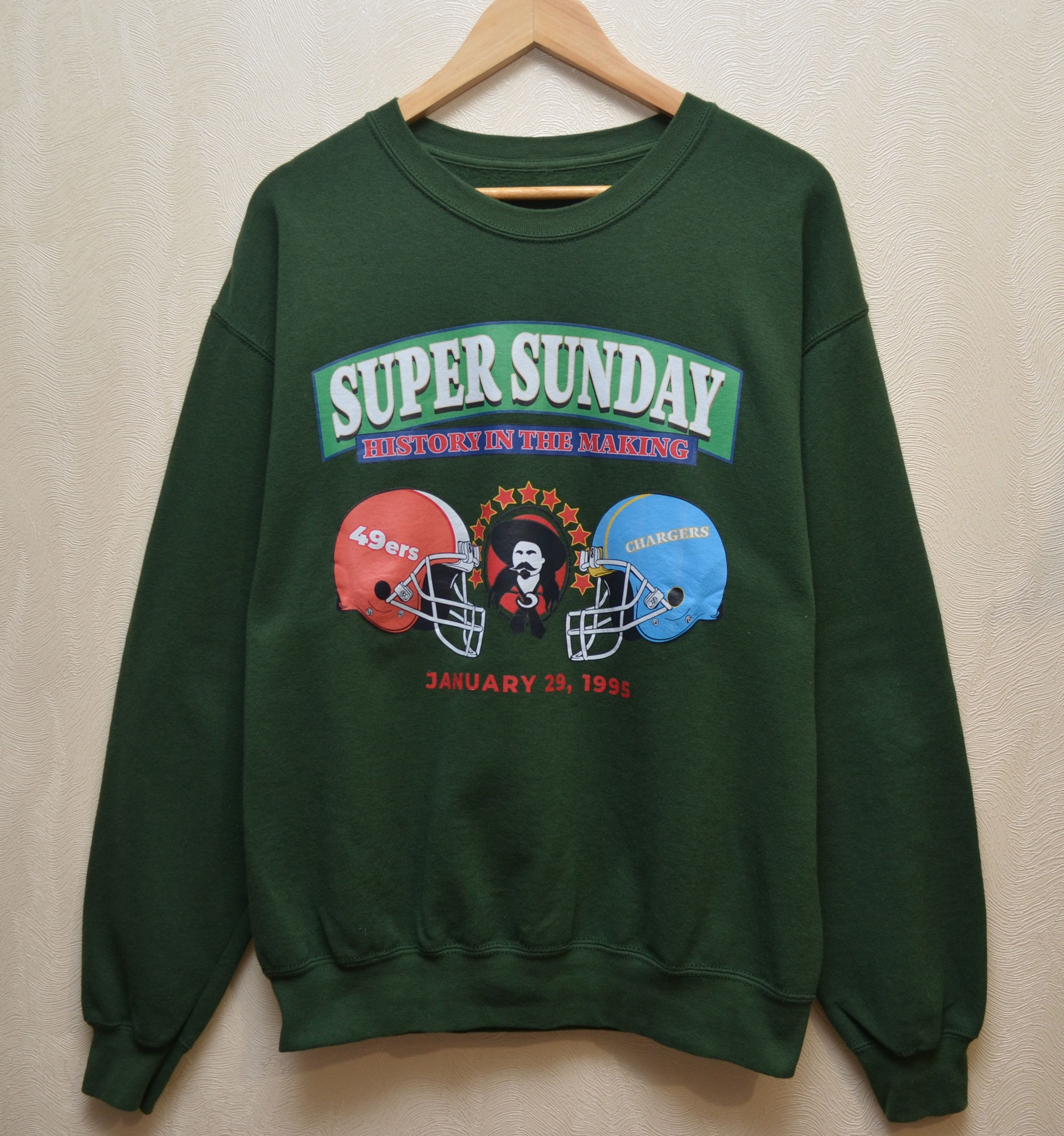 NFL × Vintage Vintage 90s SF 49ers x Chargers Sweatshirt 1995 RARE y2k Size US L / EU 52-54 / 3 - 1 Thumbnail