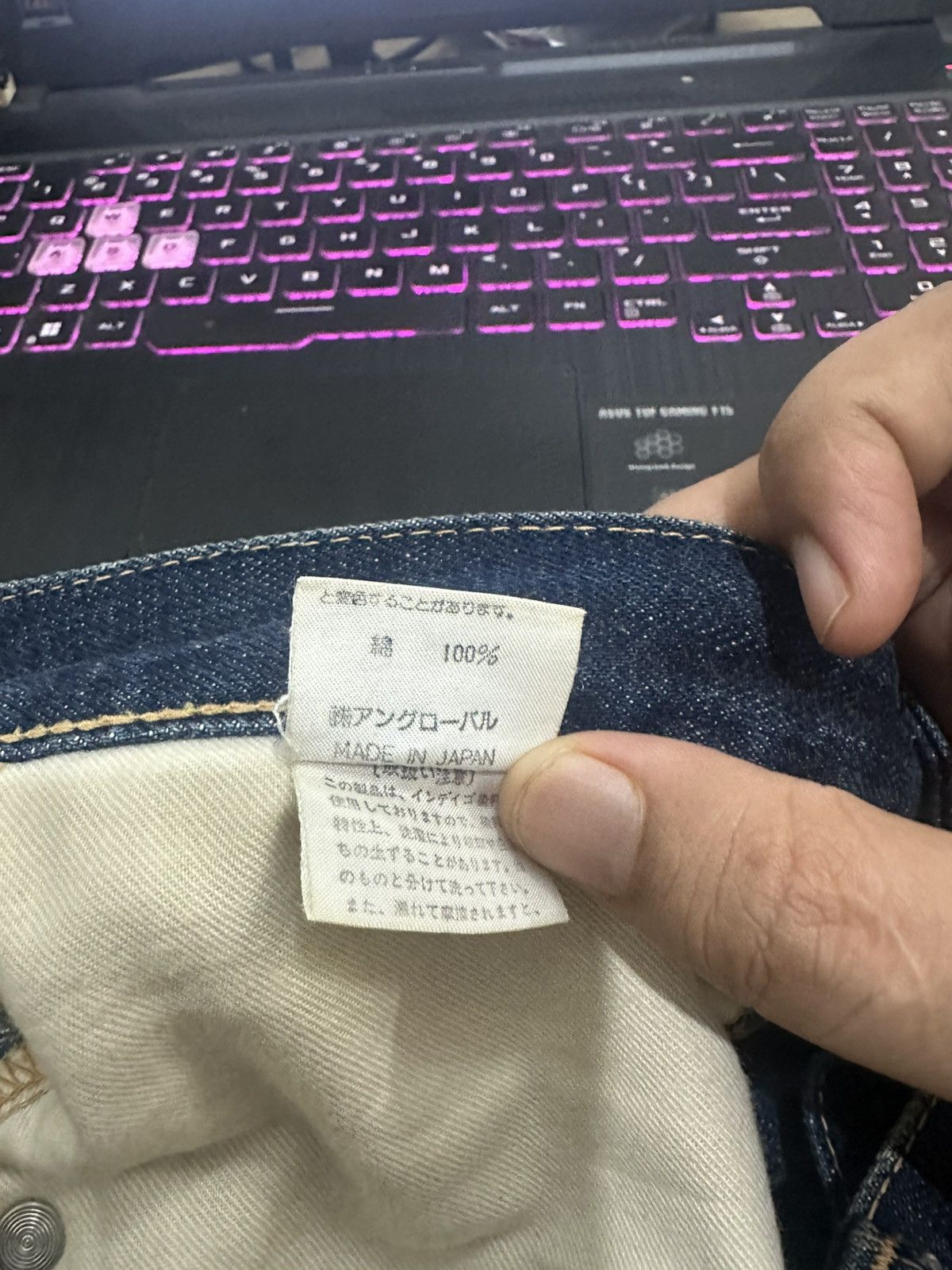 Nigel Cabourn Vintage 90s Nigel Cabourn Selvedge Clawmark Distress Jeans Size US 30 / EU 46 - 22 Thumbnail