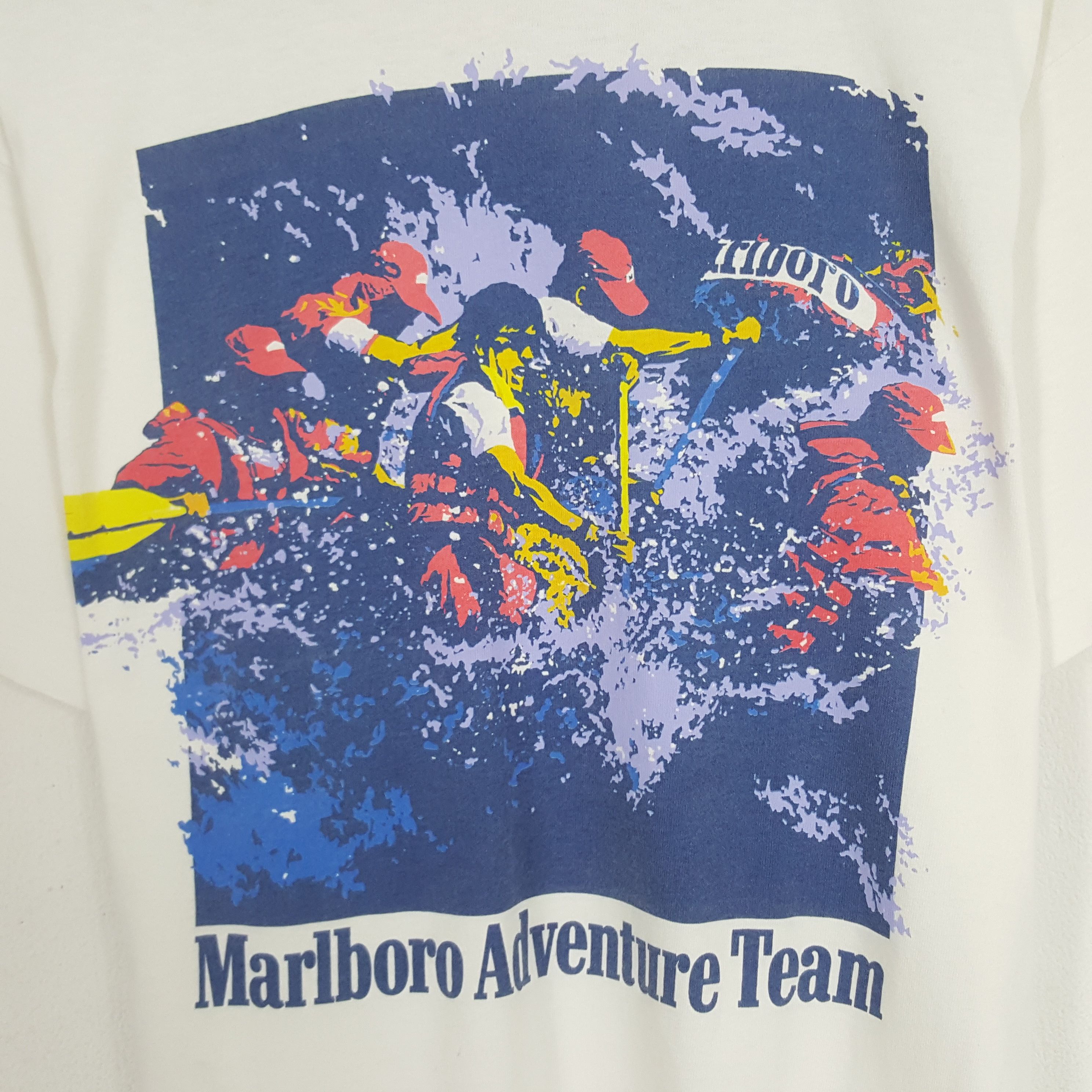 Marlboro × Vintage Vintage Marlboro Adventure Team Single Pocket Tshirt Size US L / EU 52-54 / 3 - 2 Thumbnail