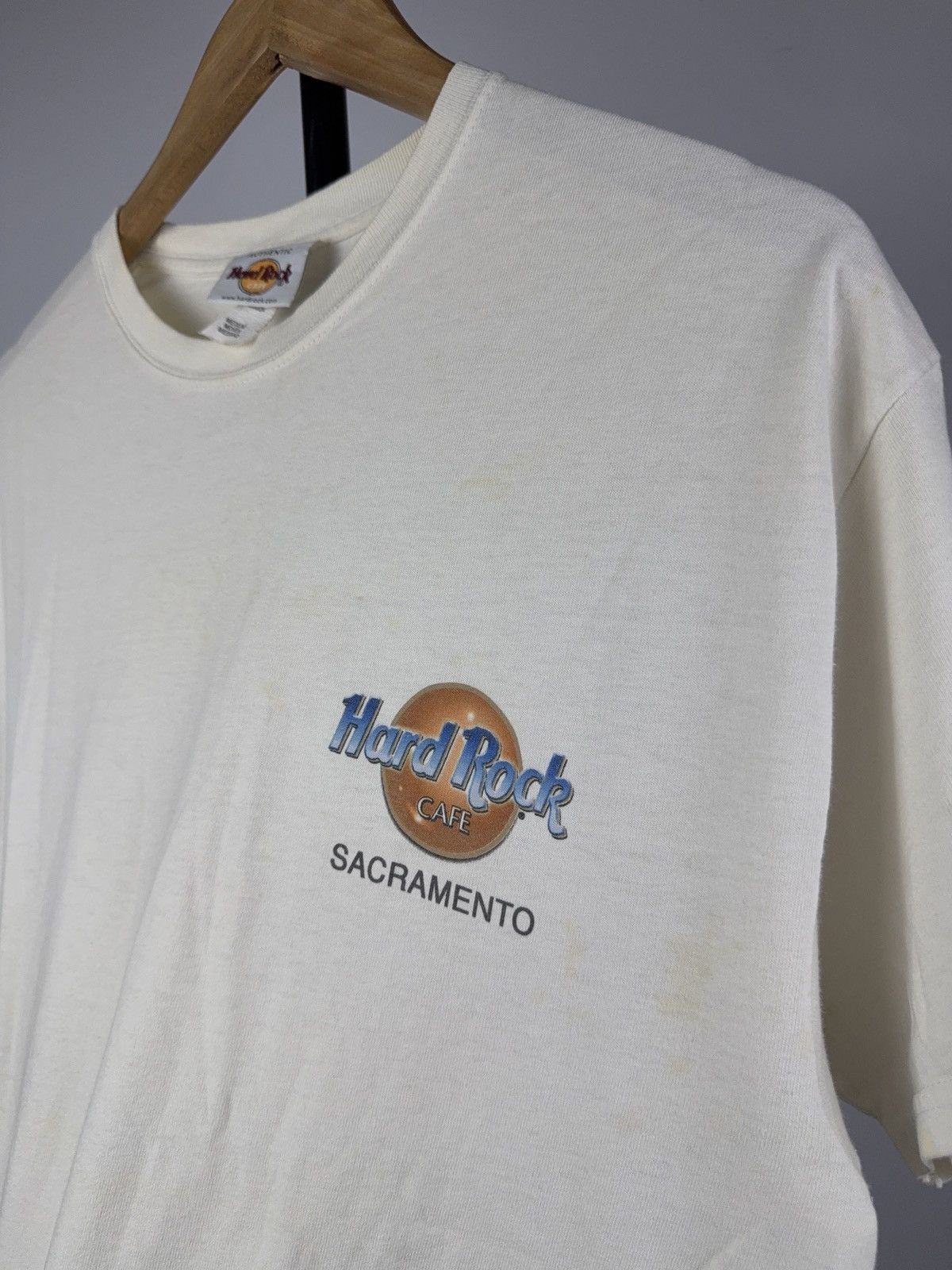 Hard Rock Cafe Vintage 90s Hard Rock Cafe Sacramento USA Graphic Tee Size US M / EU 48-50 / 2 - 13 Thumbnail