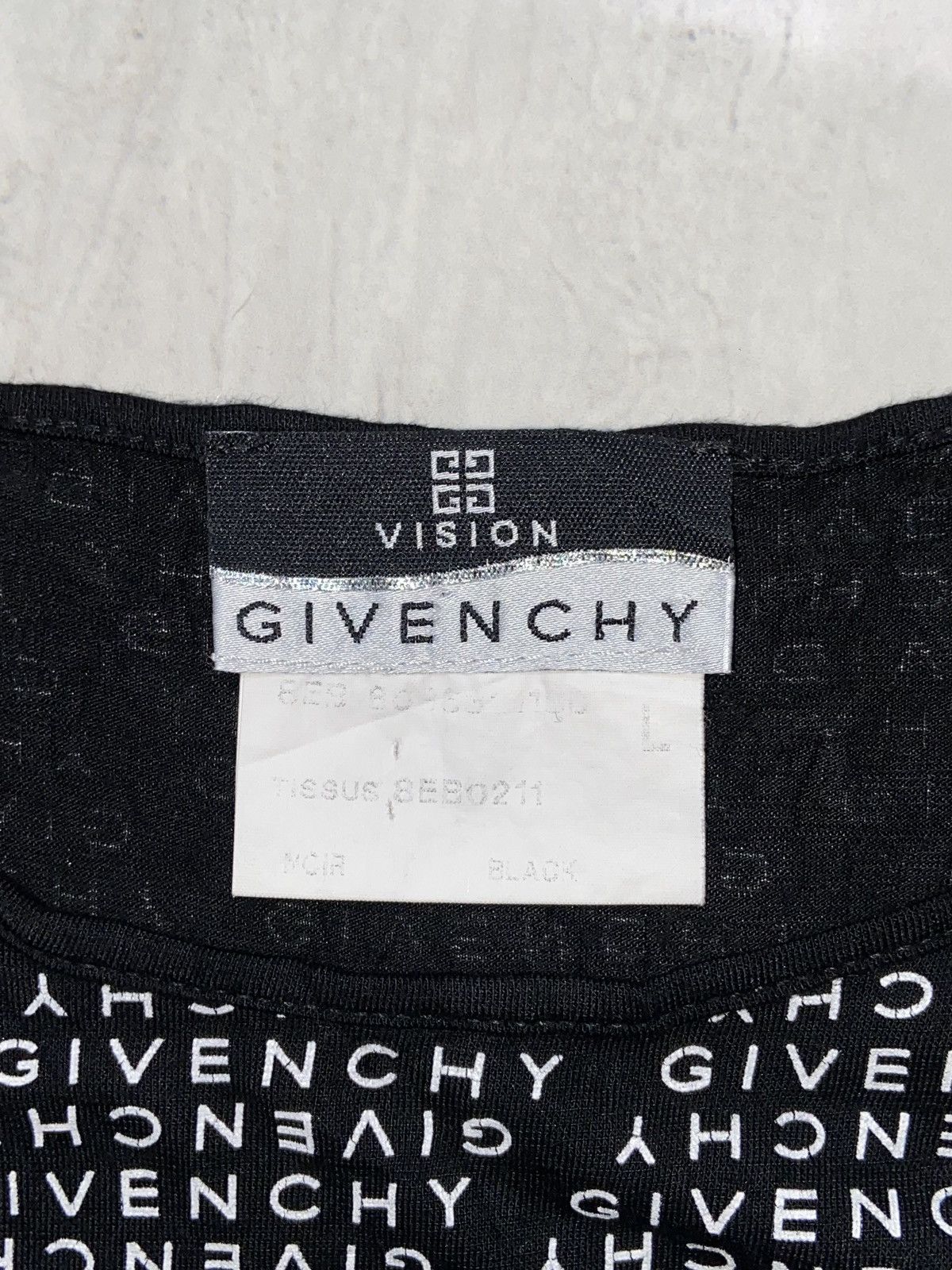 Givenchy GIVENCHY Black Motive T-shirt Size US XS / EU 42 / 0 - 11 Thumbnail
