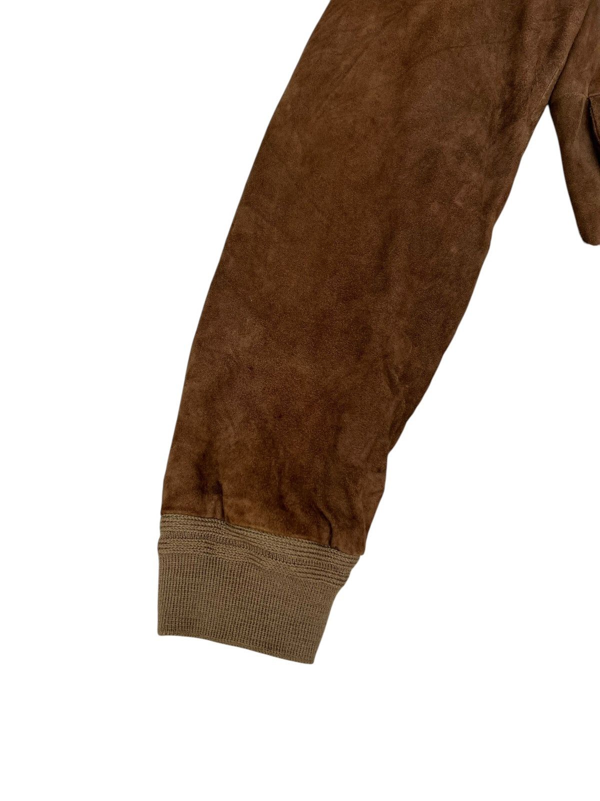 Beams Plus Quttrocchi X Beams Stains Patina Suede Leather Jacket Size US M / EU 48-50 / 2 - 6 Thumbnail