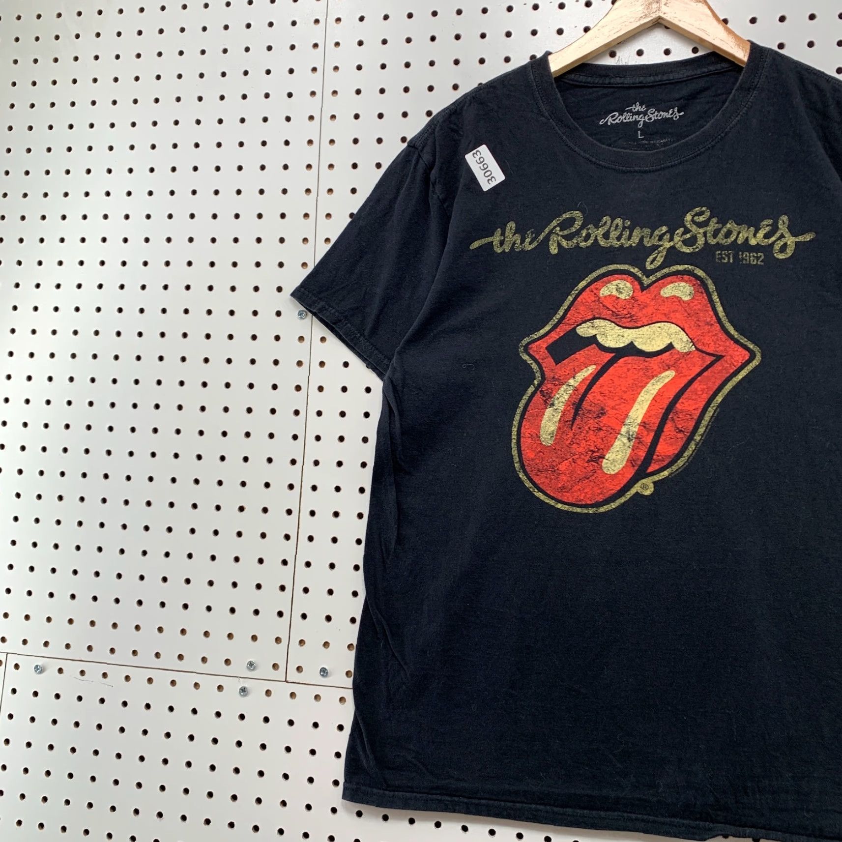 Vintage VINTAGE The Rolling Stones Shirt Black Mens M 21X27.5 Band Music Rock T-Shirt Crew Neck Short Sleeve Cotton Size US M / EU 48-50 / 2 - 3 Thumbnail