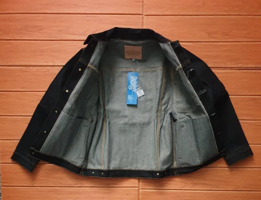 Japanese Brand Seventy four blue 16 oz salvedge jacket jeans Size US L / EU 52-54 / 3 - 1 Thumbnail