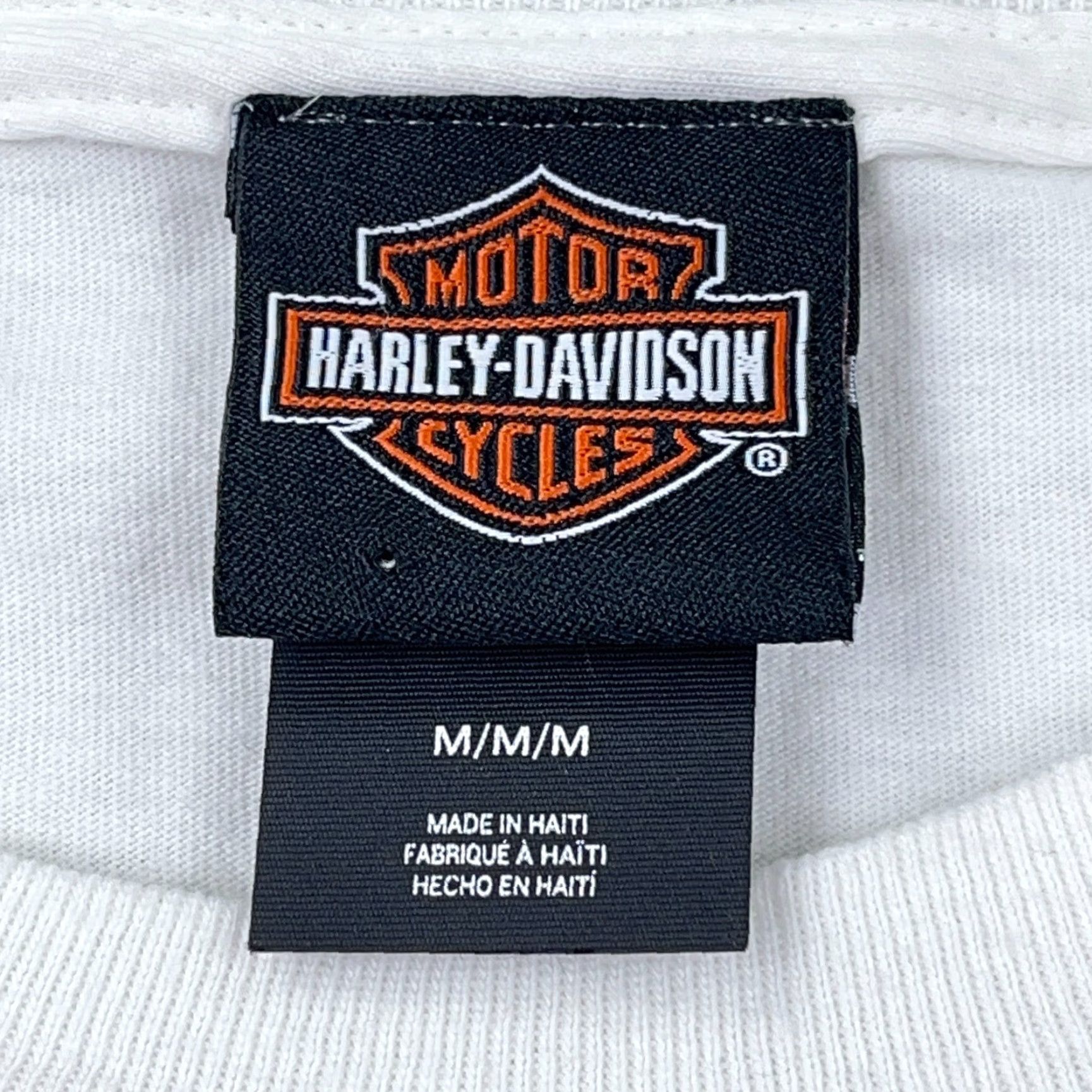 Harley Davidson VINTAGE Harley-Davidson Shirt Men Medium White Biker Tee 120th Eagle Retro Adult Size US M / EU 48-50 / 2 - 4 Thumbnail