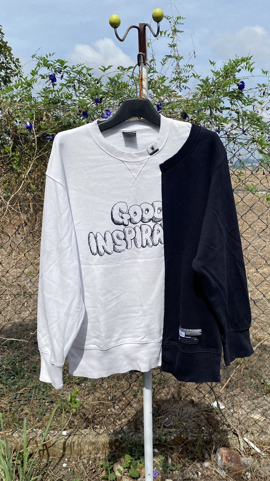 Maison MIHARA YASUHIRO Good Inspiration 2 Tone Sweatshirt Miharayasuhiro Size US M / EU 48-50 / 2 - 1 Thumbnail