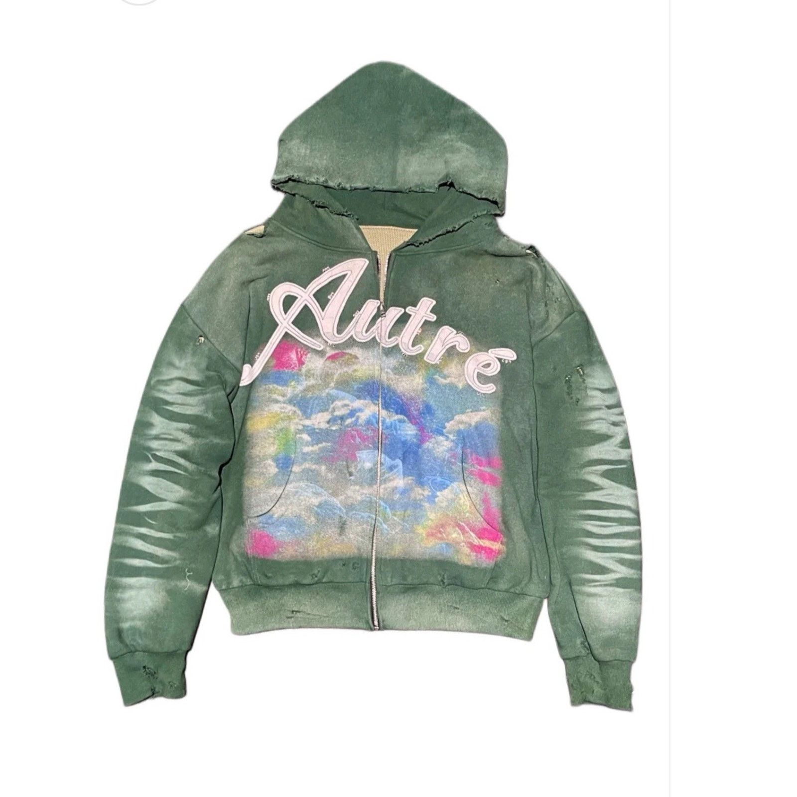 AUTRE GLOBAL“ Discernment “ Zip-Up Hoddie S