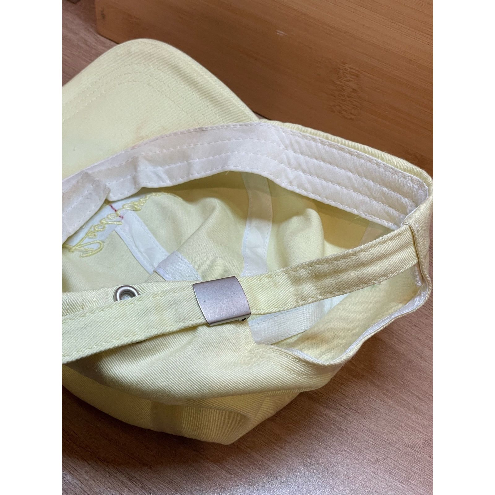Asos asos reclaimed vintage script hat pastel yellow hat cap Size ONE SIZE - 5 Thumbnail