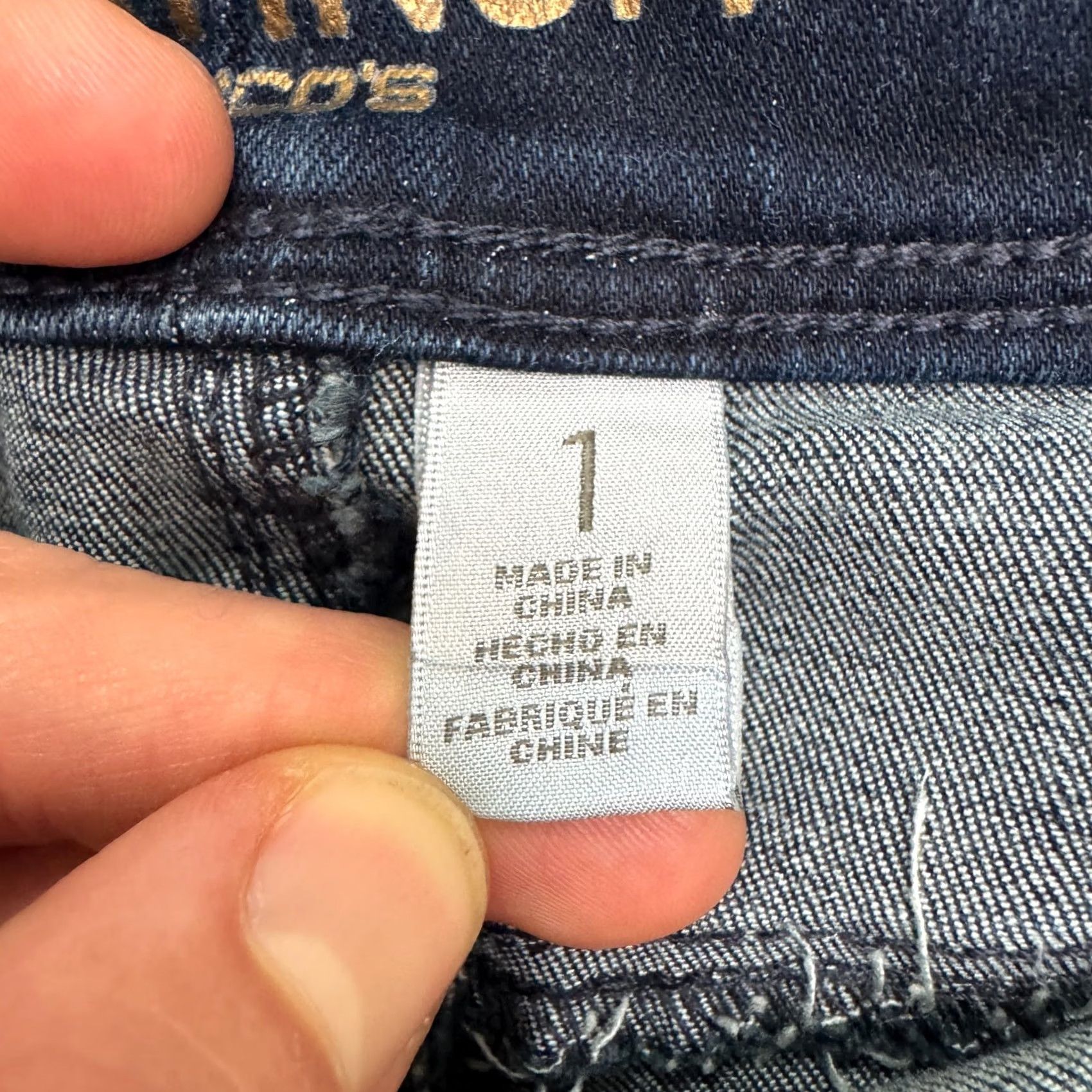 Vintage Chico's Platinum Leopard Slim Straight Denim Jeans Womens Blue 34x29 5-Pocket Stretch City Grunge Streetwear Vintage No Size 25" / US 0 / IT 36 - 7 Thumbnail