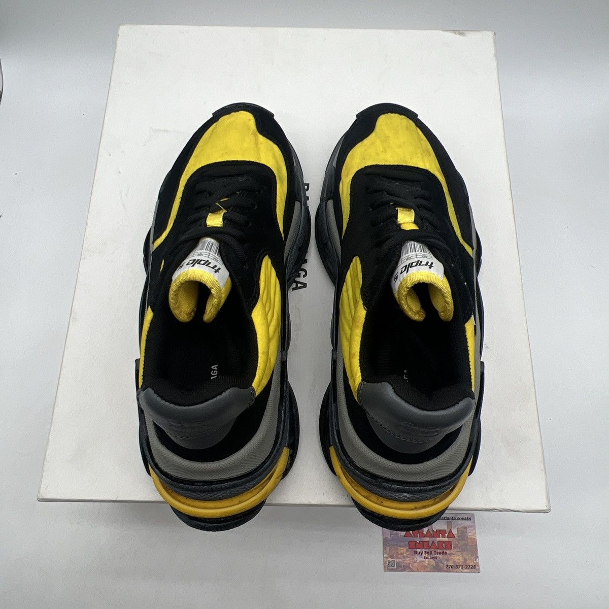 Balenciaga Balenciaga triple s black yellow Size US 7 / EU 40 - 7 Thumbnail