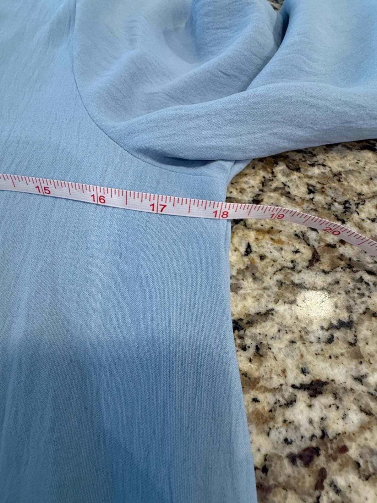 Other Mint Julep chic sky blue tunic top fabric belt & bow SZ SM Size S / US 4 / IT 40 - 8 Thumbnail