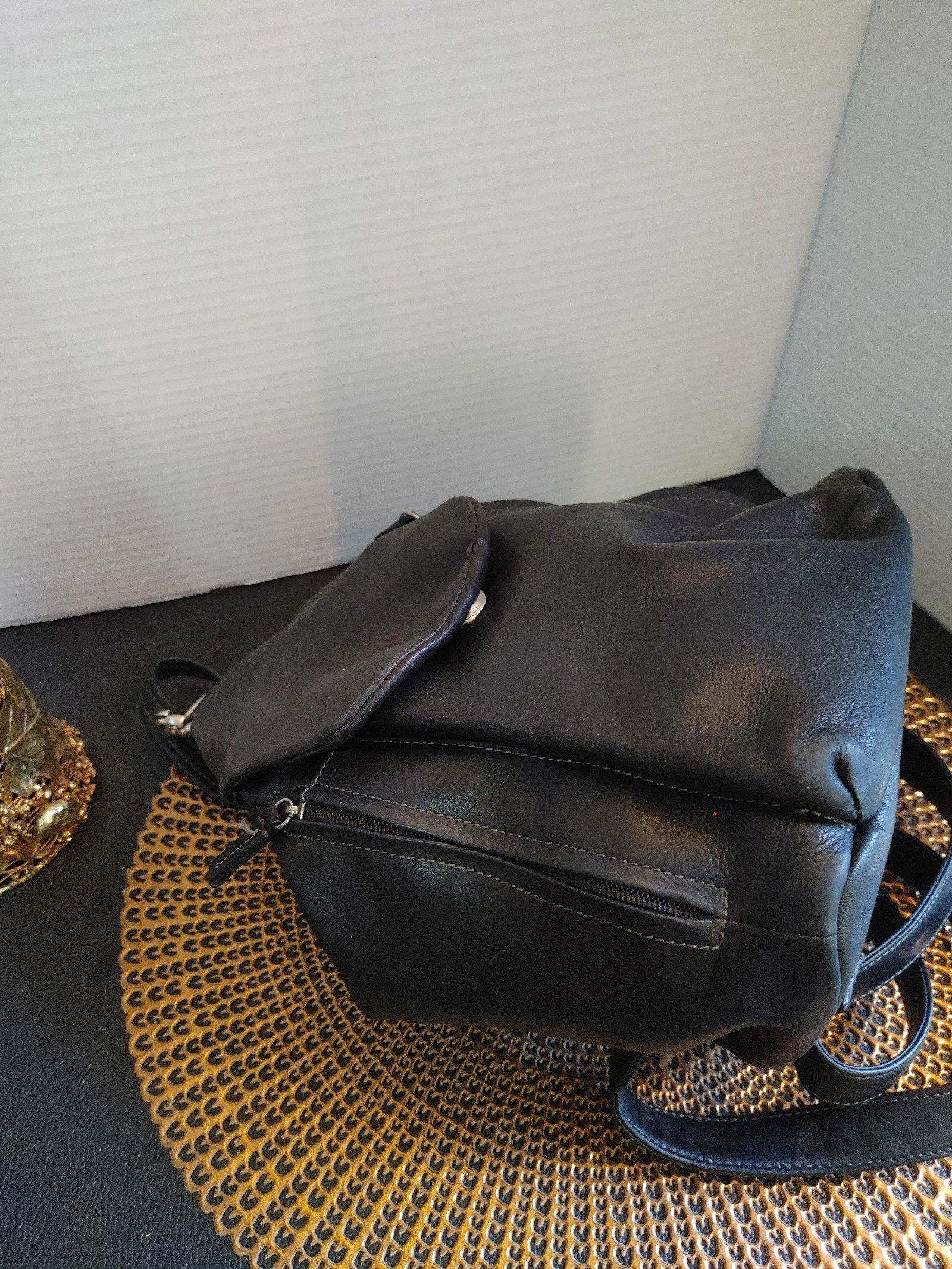Designer Tignanello Leather Backpack Size ONE SIZE - 9 Thumbnail