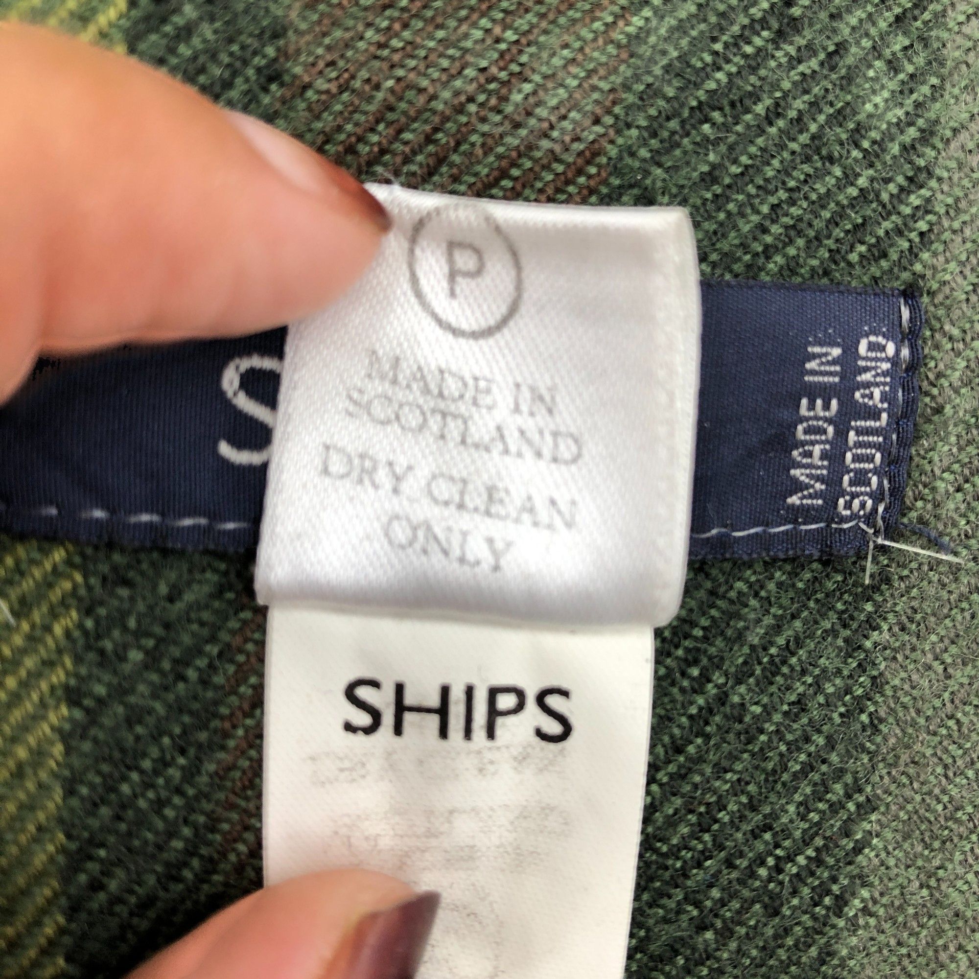 SHIPS Vintage Ships Scarf Muffler Wool Cashmere Scarves Size ONE SIZE - 5 Thumbnail