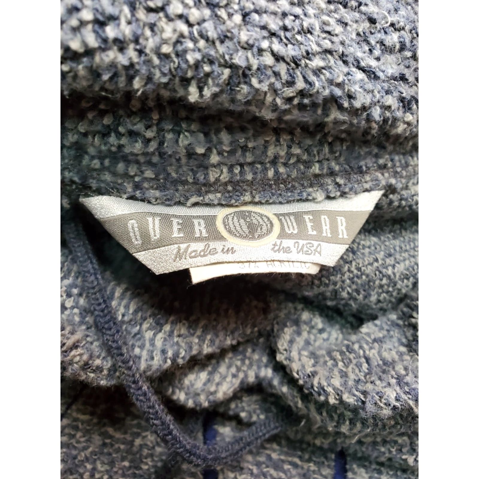 Vintage VINTAGE Over Wear Sweatshirt Adult XL Gray USA Made 90s Pullover Mock Neck Long Sleeve Heavyweight Fleece Cotton Blend Embroidered Logo Mens USA 90s Size US XL / EU 56 / 4 - 5 Thumbnail