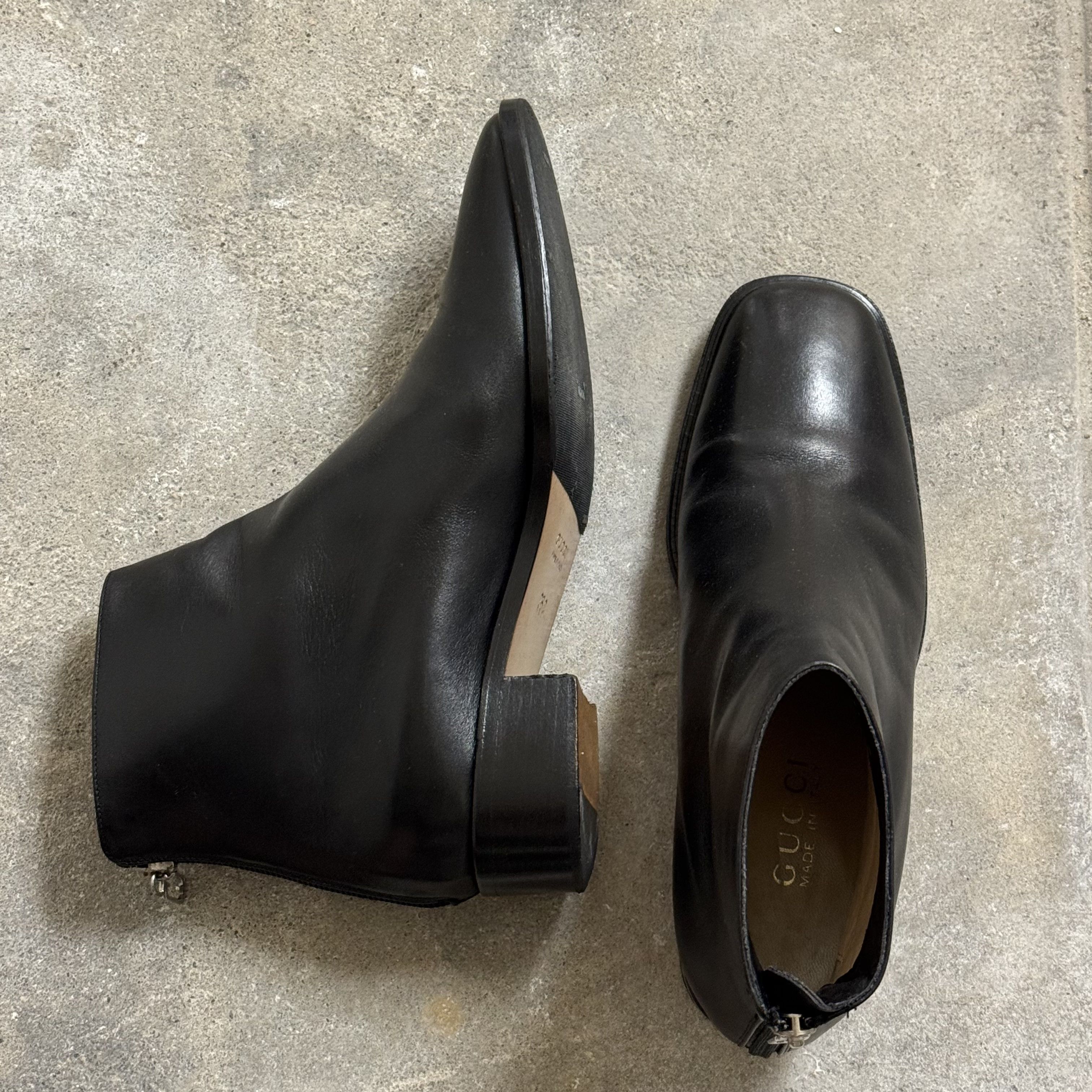 Gucci Gucci Leather Ankle Boots Size US 6 / EU 39 - 9 Thumbnail