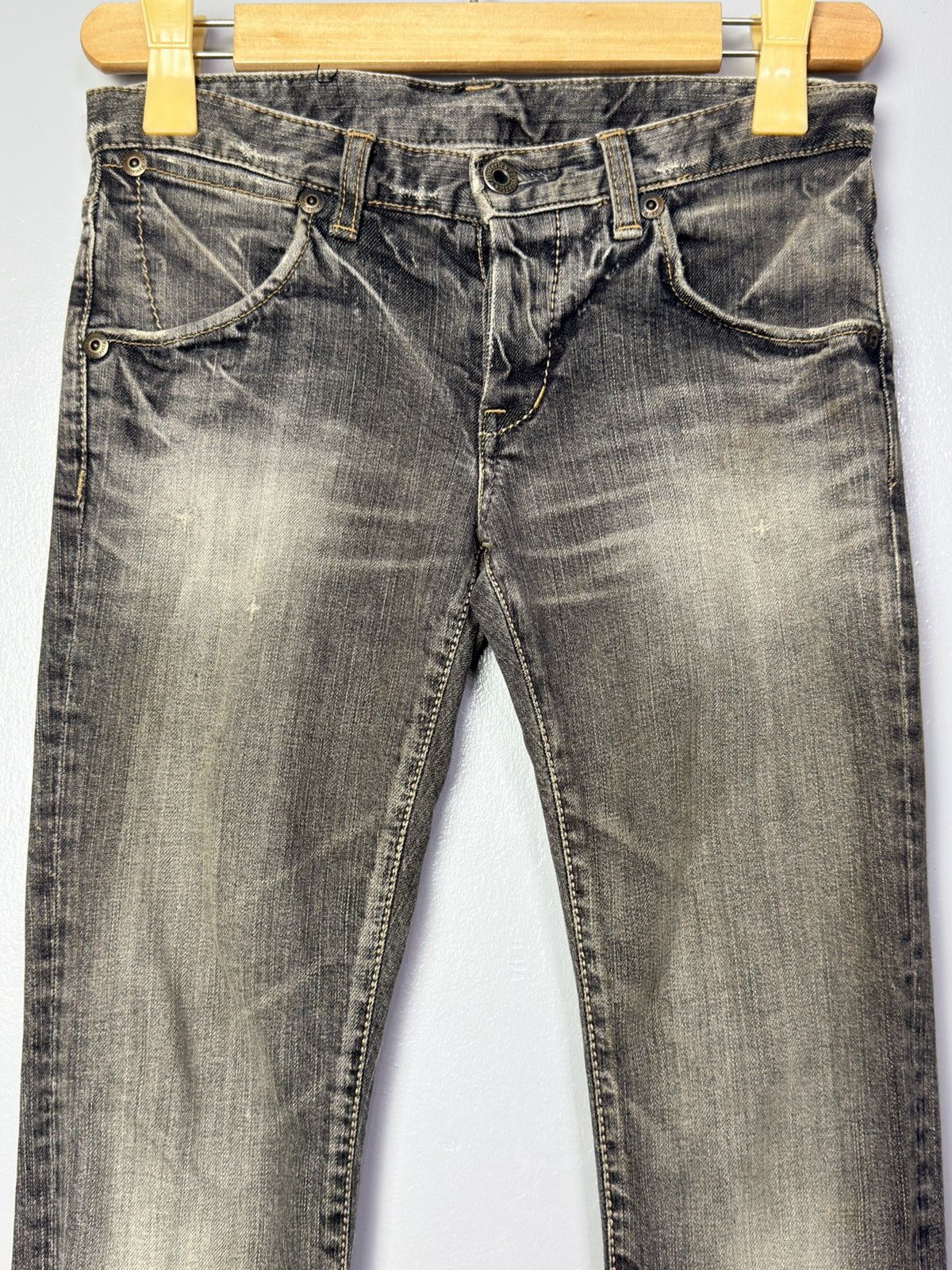 Hysteric Glamour Hysteric Glamour Distressed Gray Pants Size 28" / US 6 / IT 42 - 2 Thumbnail