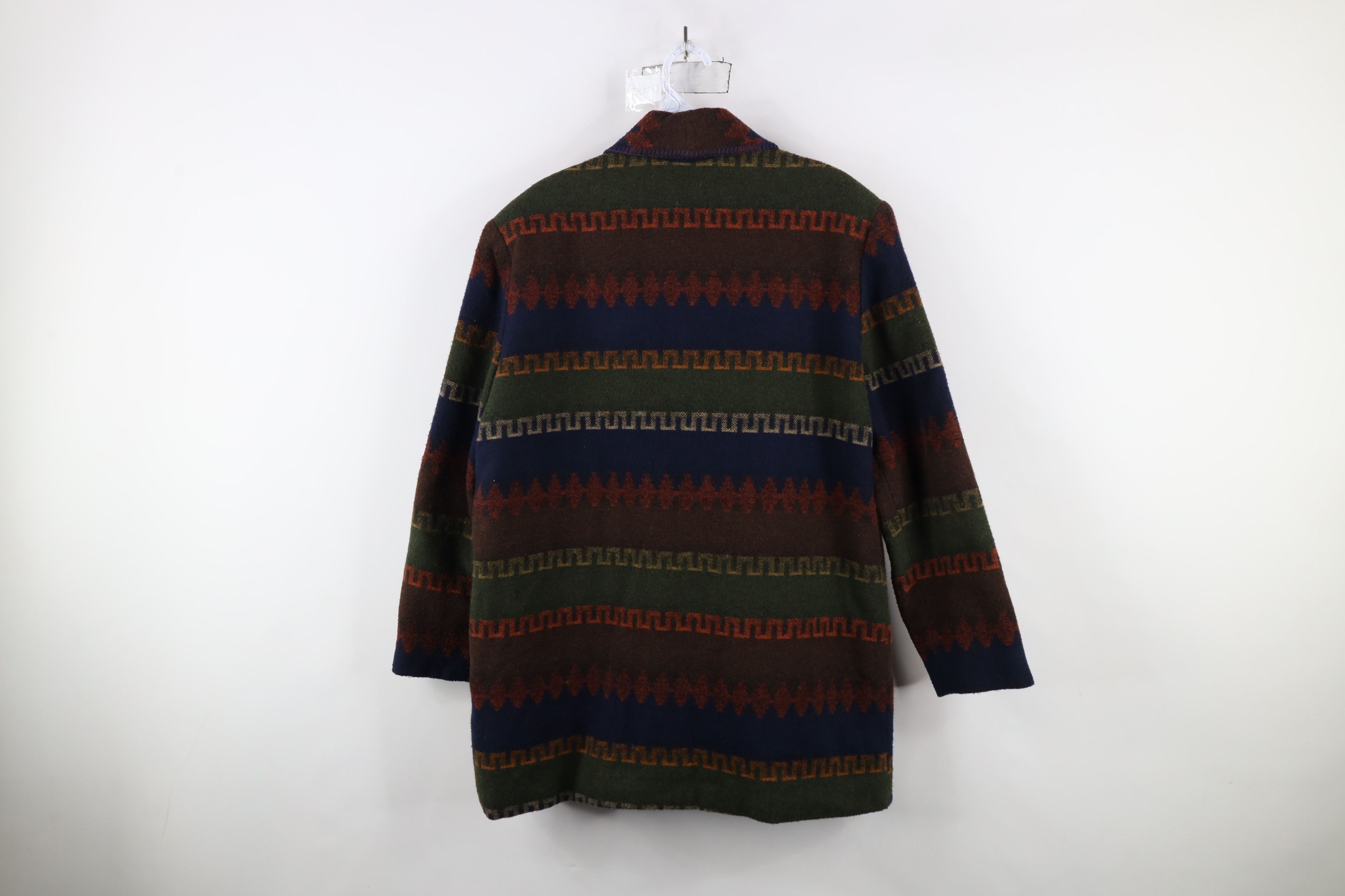 Vintage Vintage 90s Streetwear Rainbow Southwestern Blazer Jacket Size L / US 10 / IT 46 - 11 Thumbnail