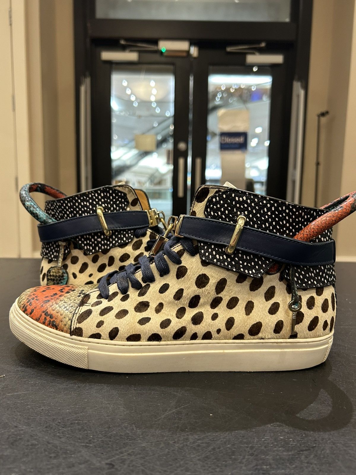 Buscemi Buscemi Safari Print Sneakers Size US 13 / EU 46 - 2 Thumbnail