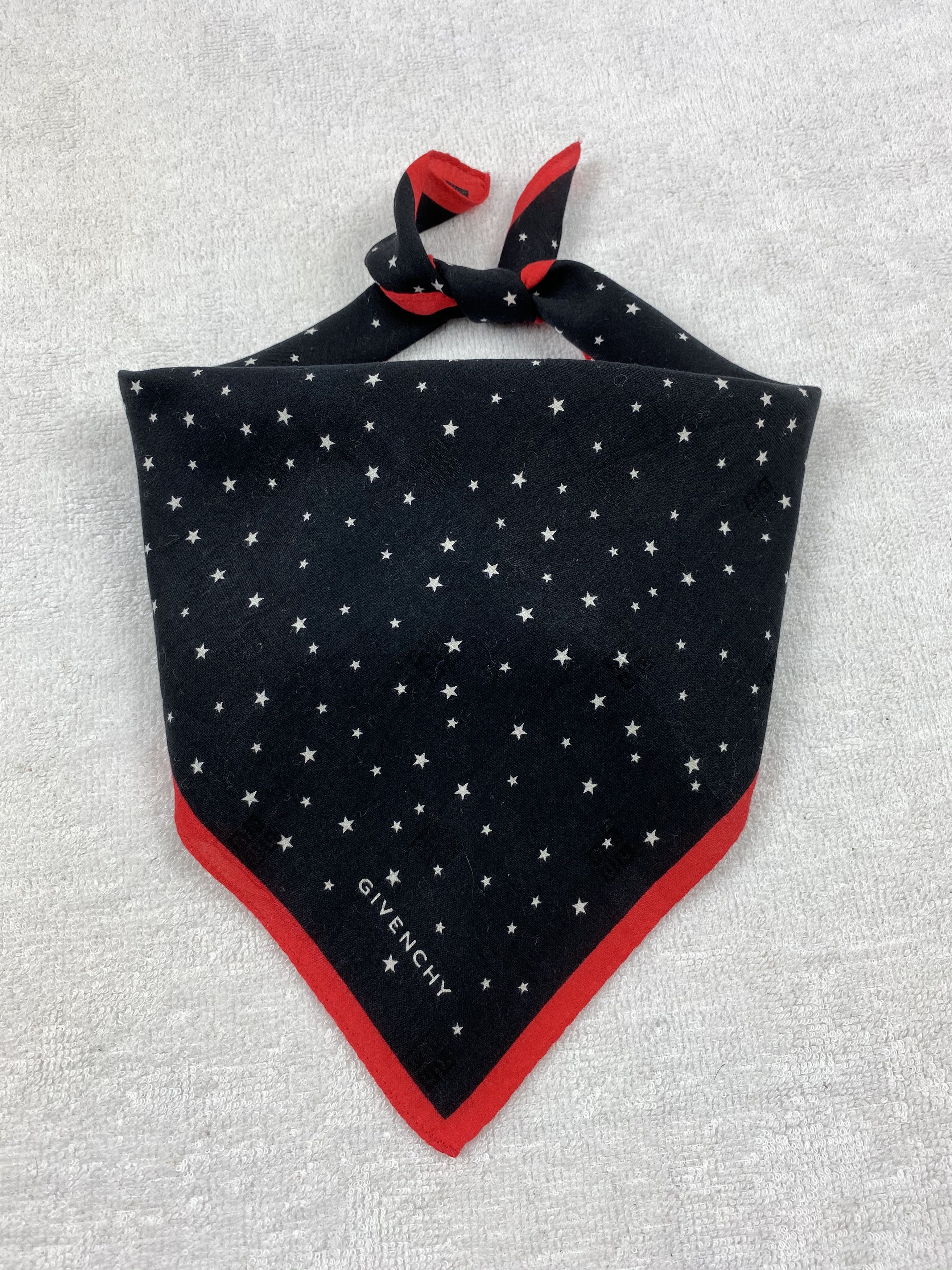 Vintage Givenchy Monogram Handkerchief / Bandana / Neckerchief Size ONE SIZE - 1 Thumbnail