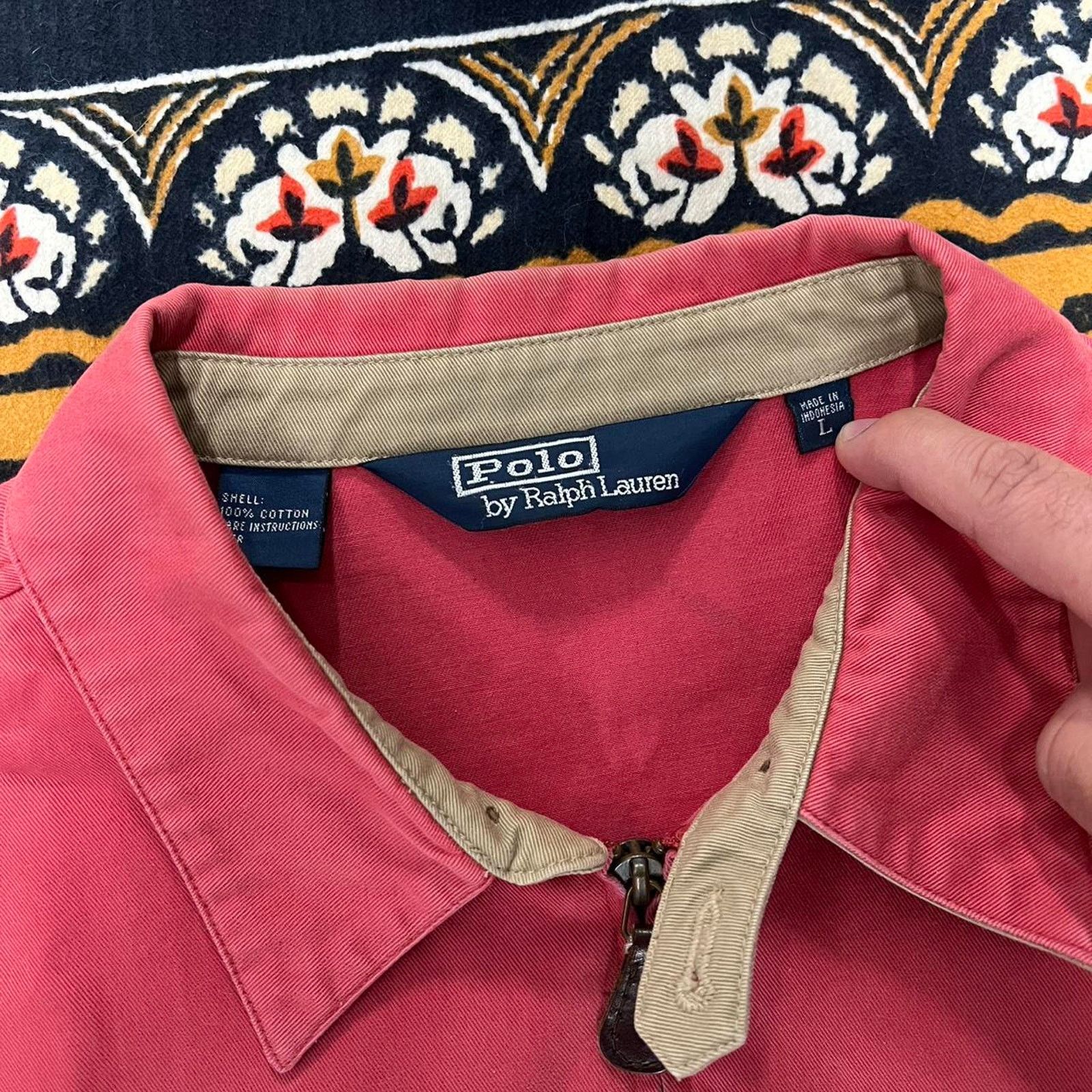 Polo Ralph Lauren Vintage Polo Ralph Lauren jacket size large clay pink cream Size US L / EU 52-54 / 3 - 4 Thumbnail