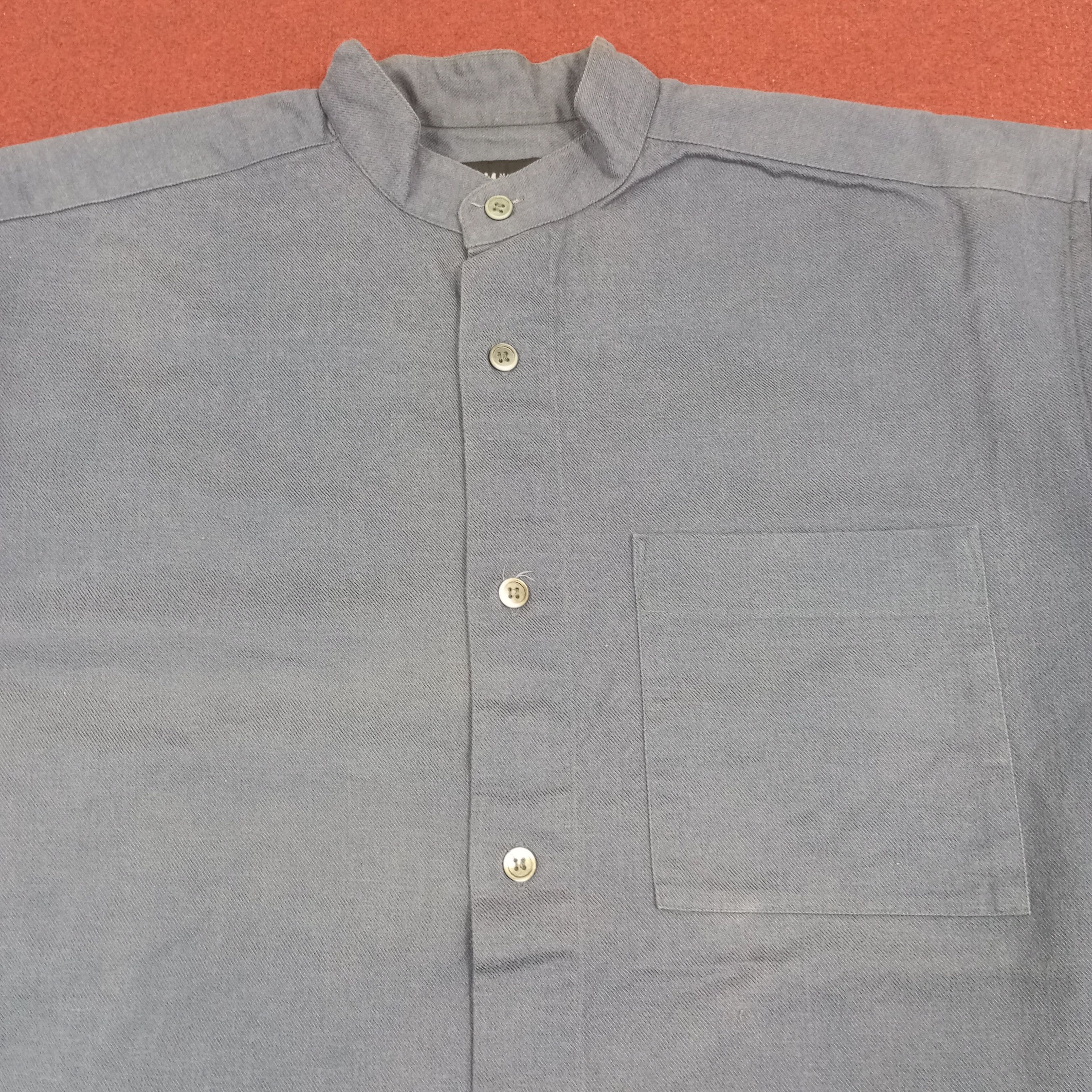 Issey Miyake IM Miyake Design Studio Japanese Fashion Designer Shirt Size US L / EU 52-54 / 3 - 2 Thumbnail